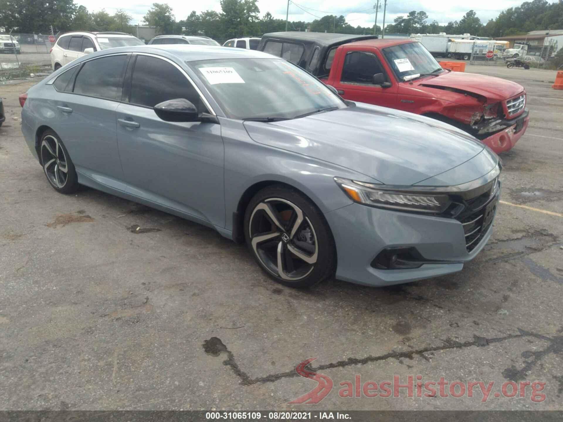 1HGCV1F42MA051435 2021 HONDA ACCORD SEDAN