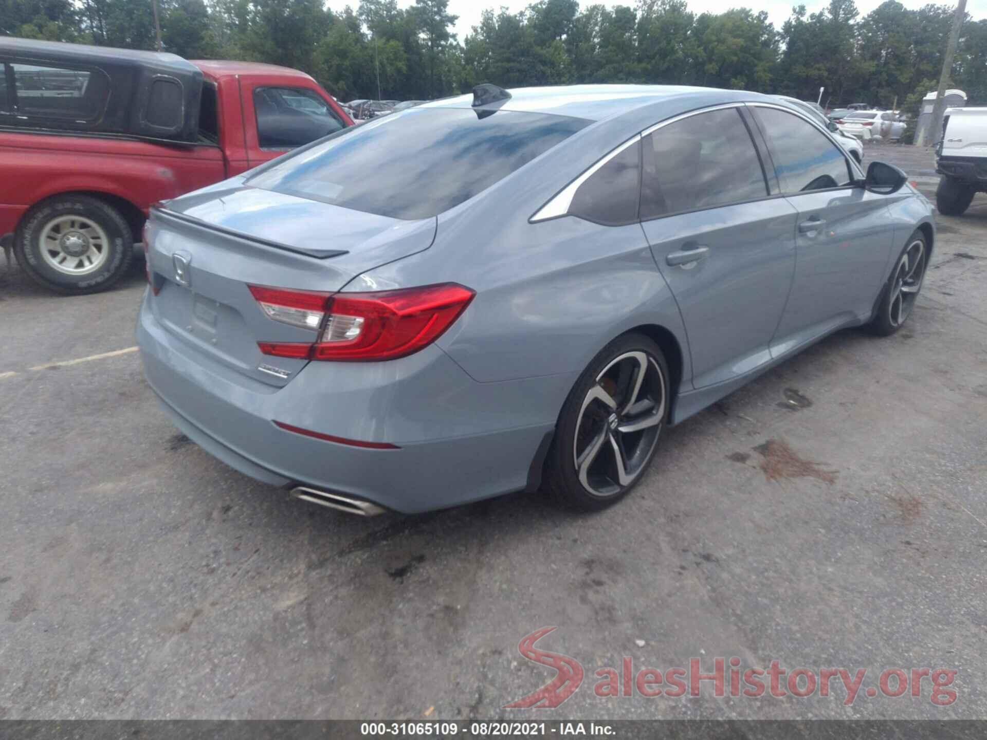 1HGCV1F42MA051435 2021 HONDA ACCORD SEDAN