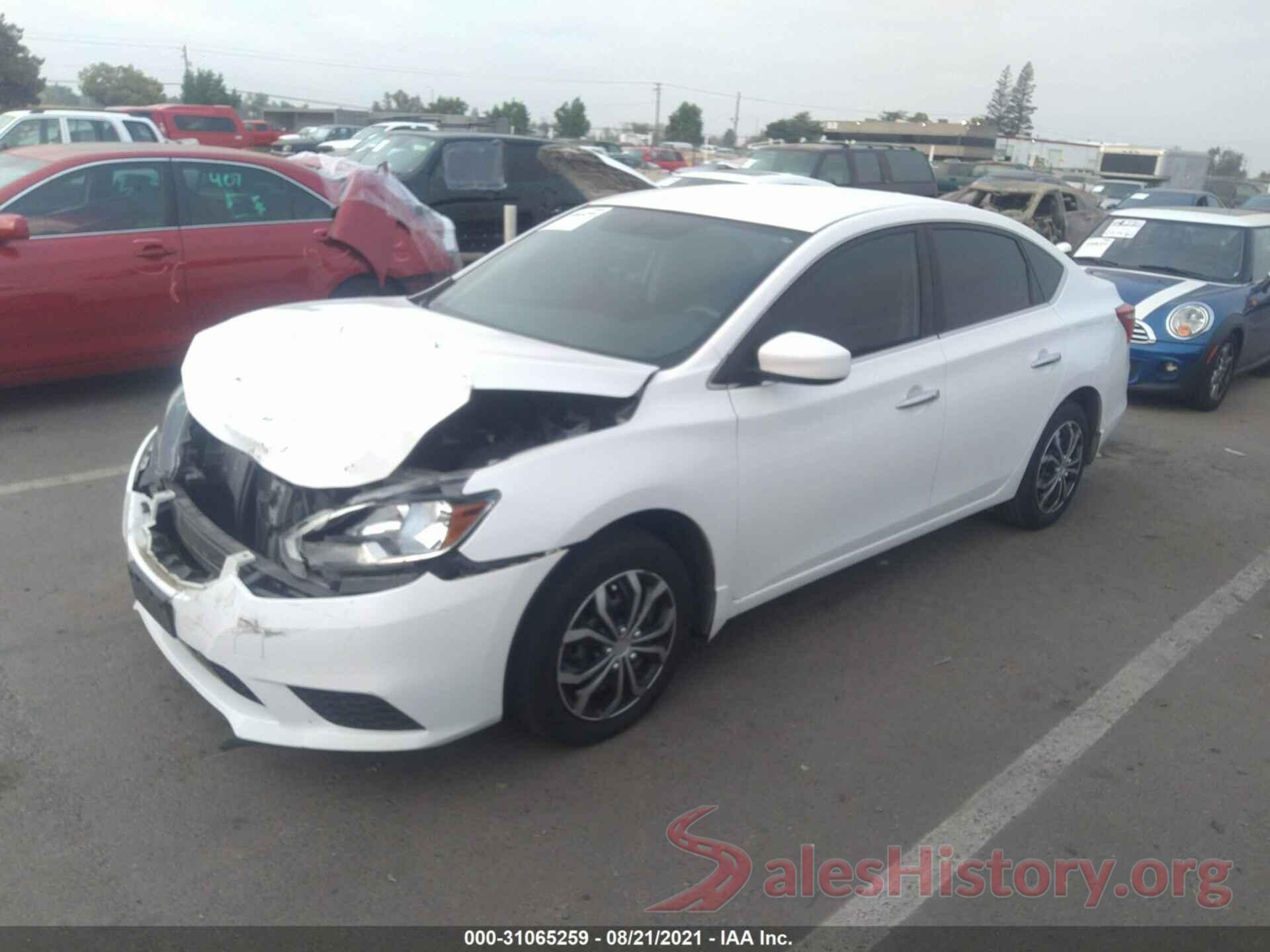 3N1AB7APXGL653566 2016 NISSAN SENTRA