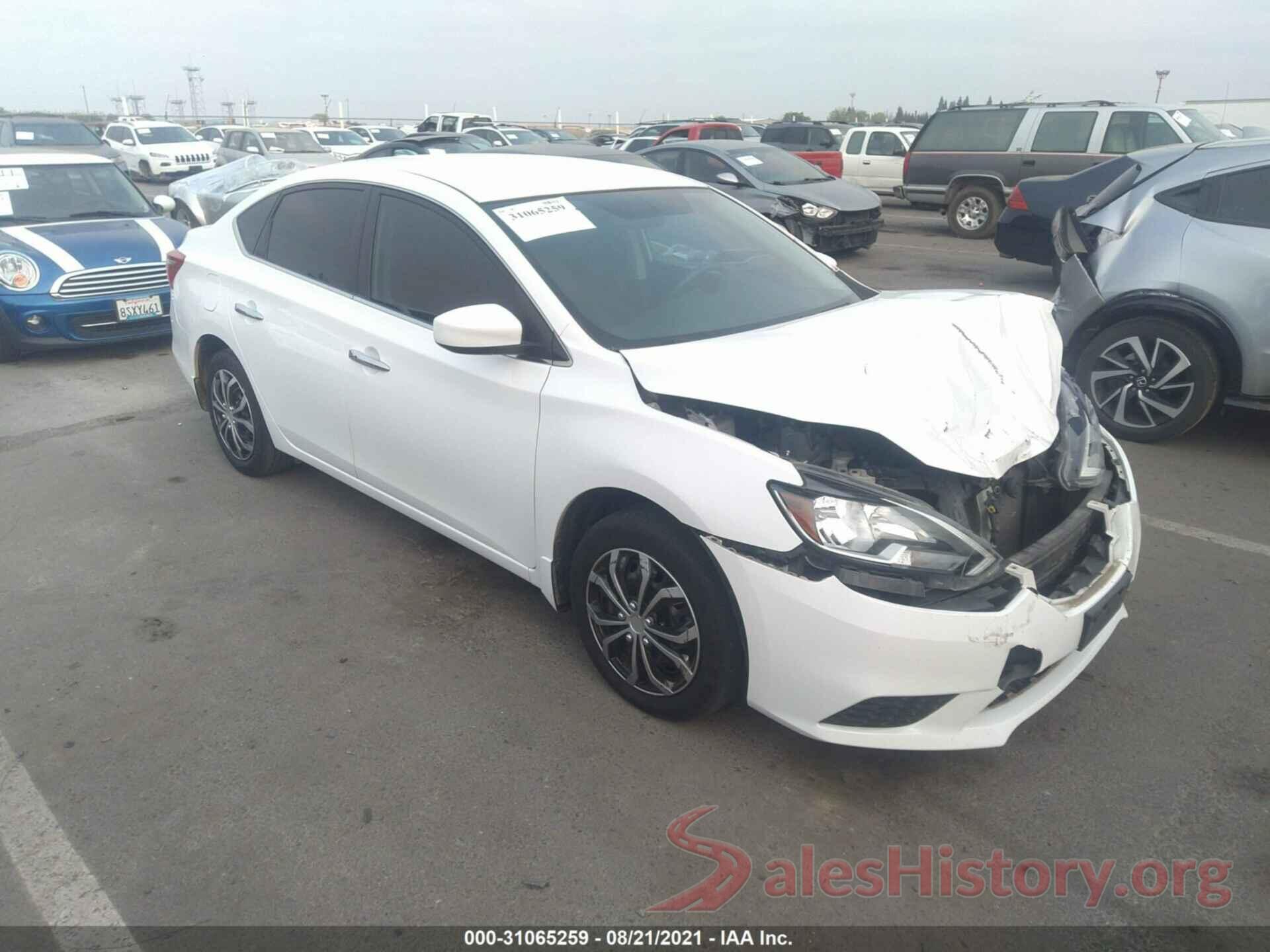 3N1AB7APXGL653566 2016 NISSAN SENTRA