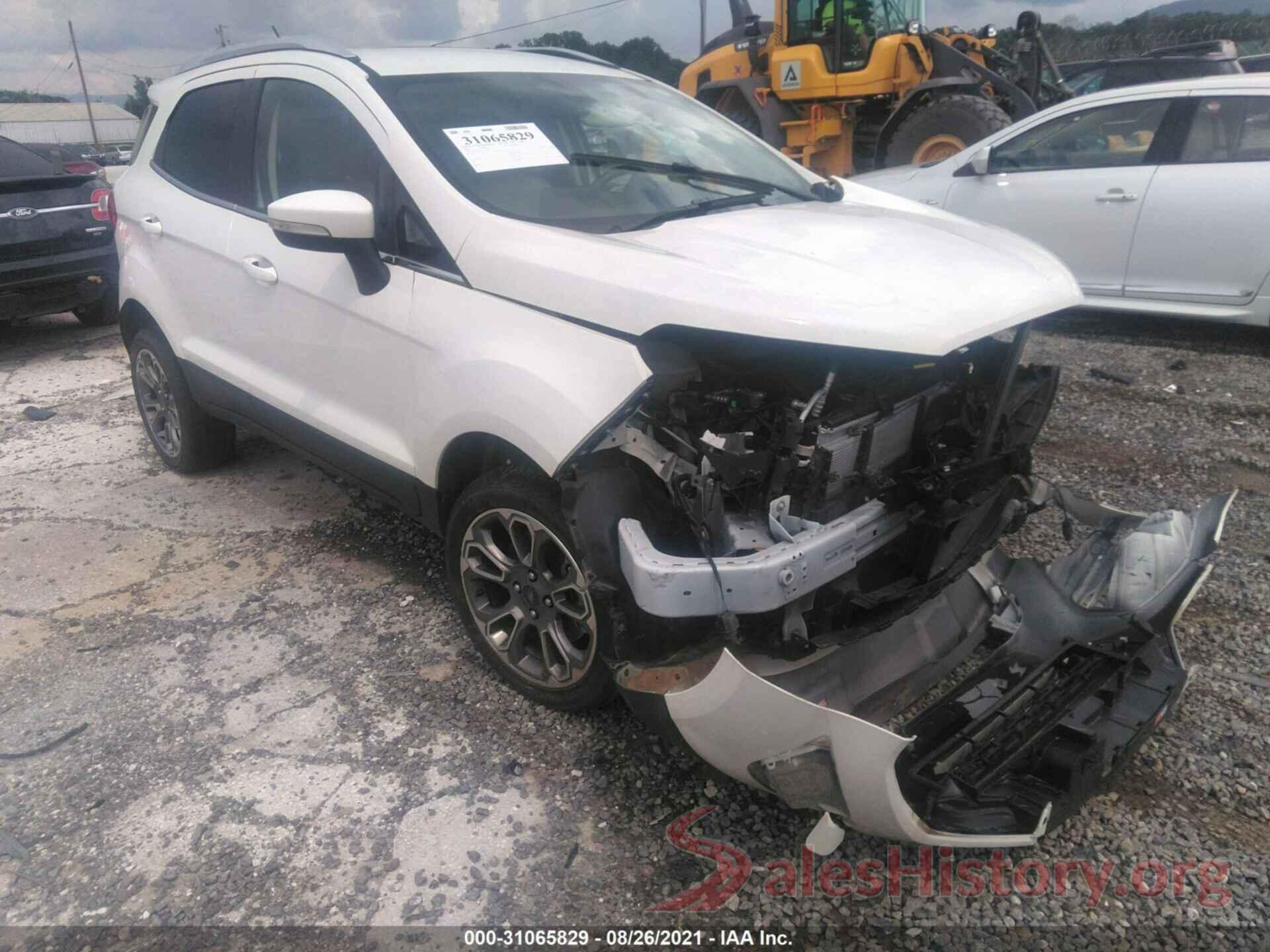 MAJ6S3KL8KC271134 2019 FORD ECOSPORT