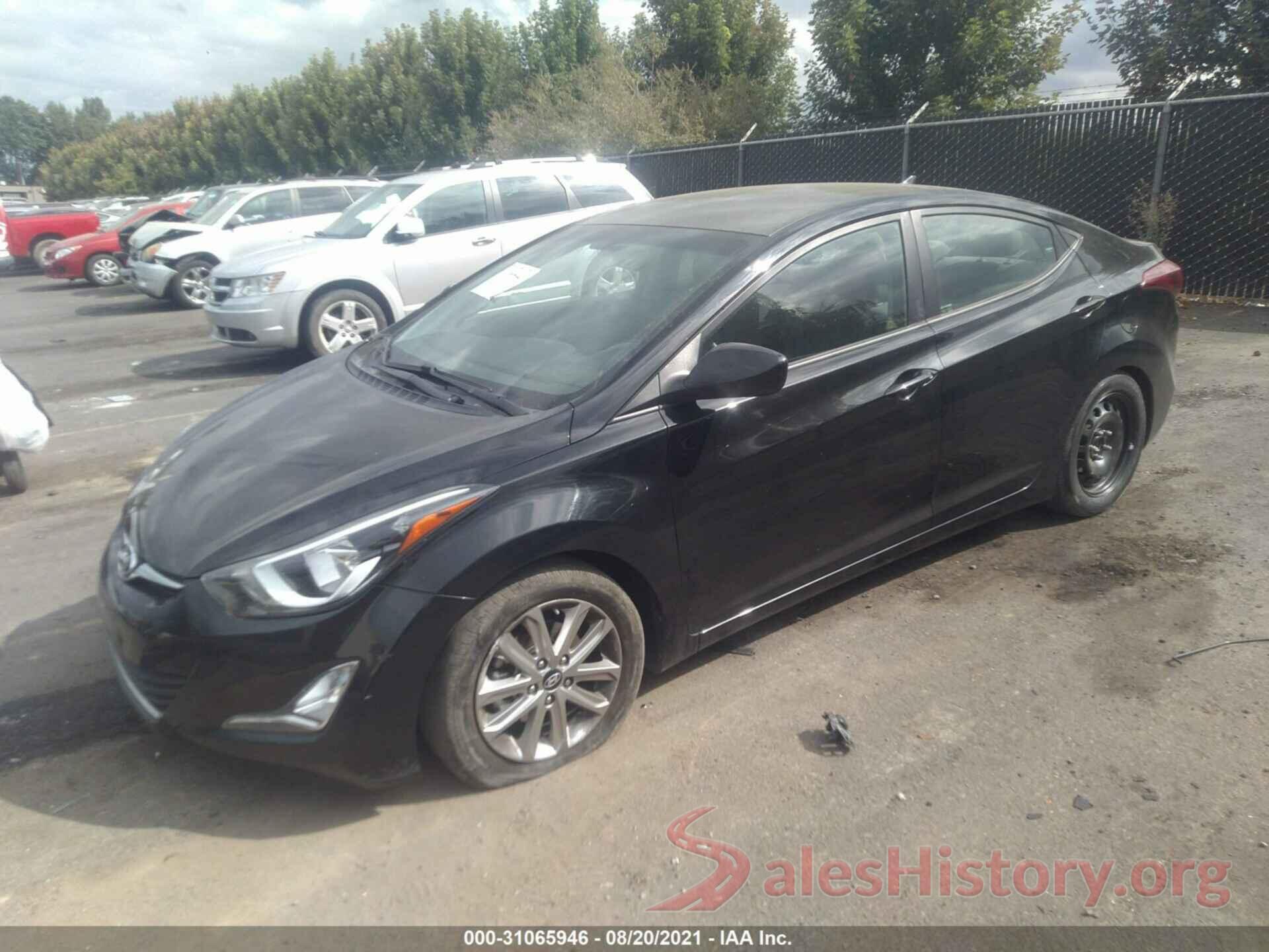 KMHDH4AE4GU481364 2016 HYUNDAI ELANTRA