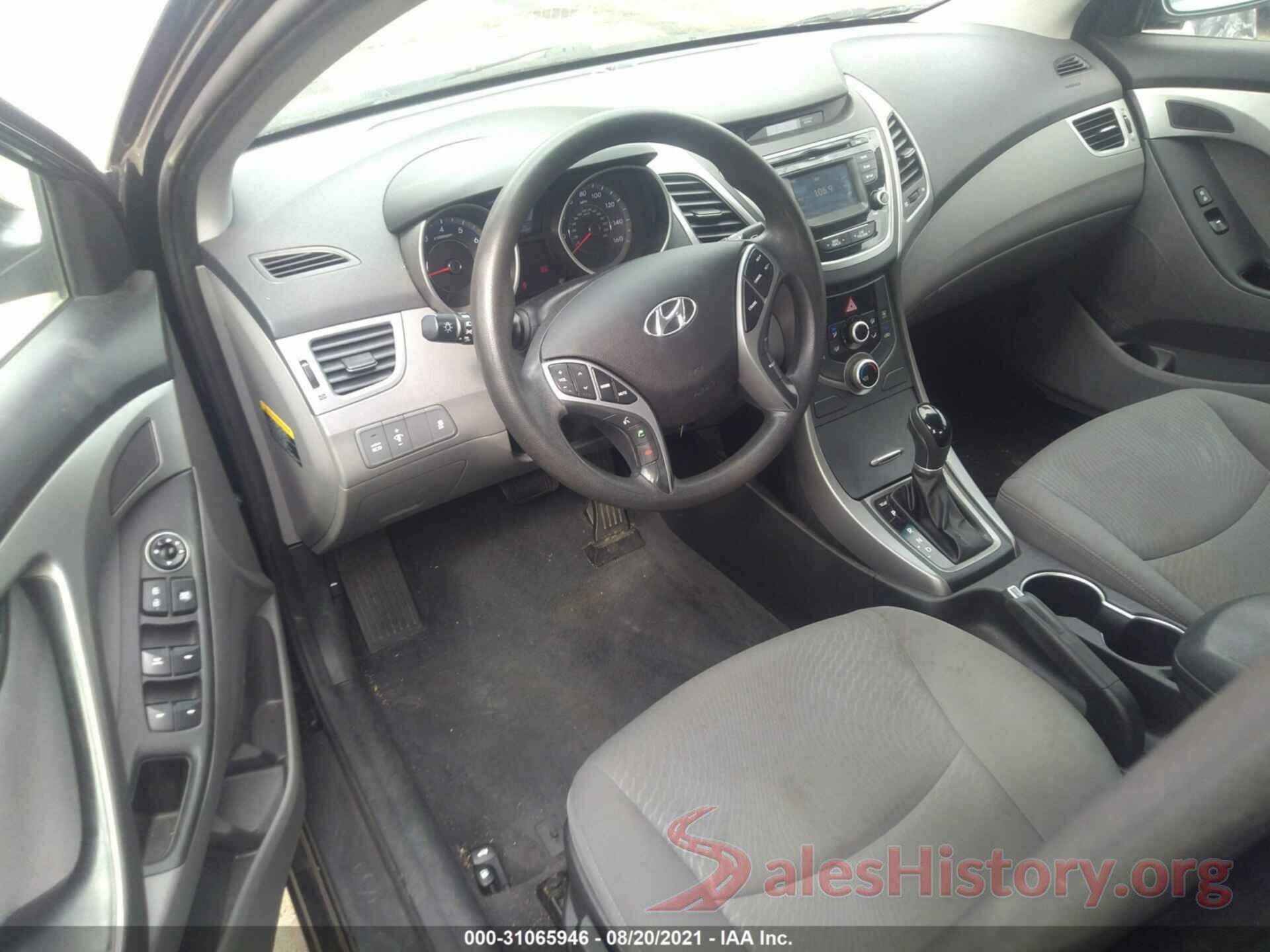 KMHDH4AE4GU481364 2016 HYUNDAI ELANTRA