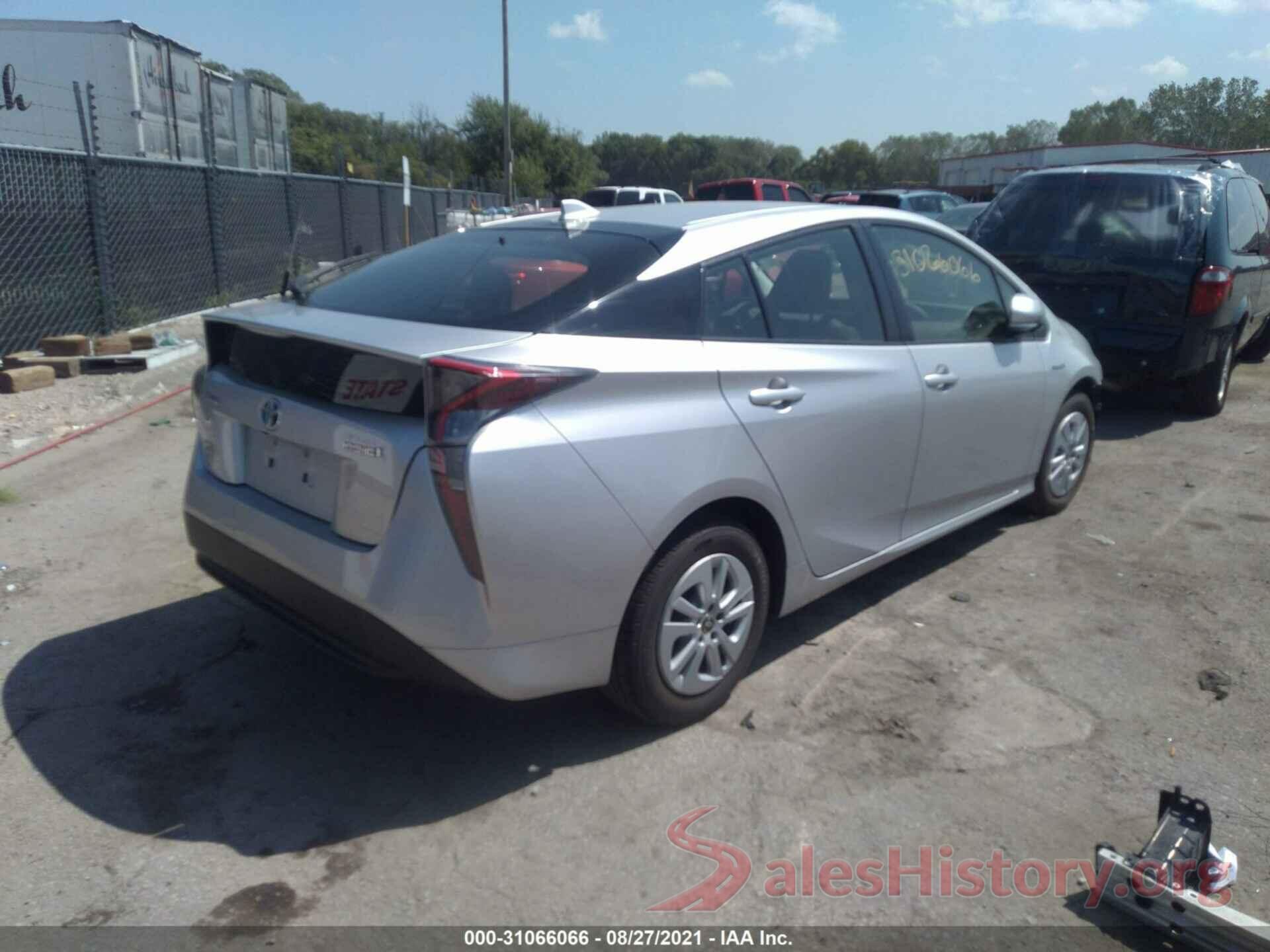 JTDKBRFU0G3004625 2016 TOYOTA PRIUS