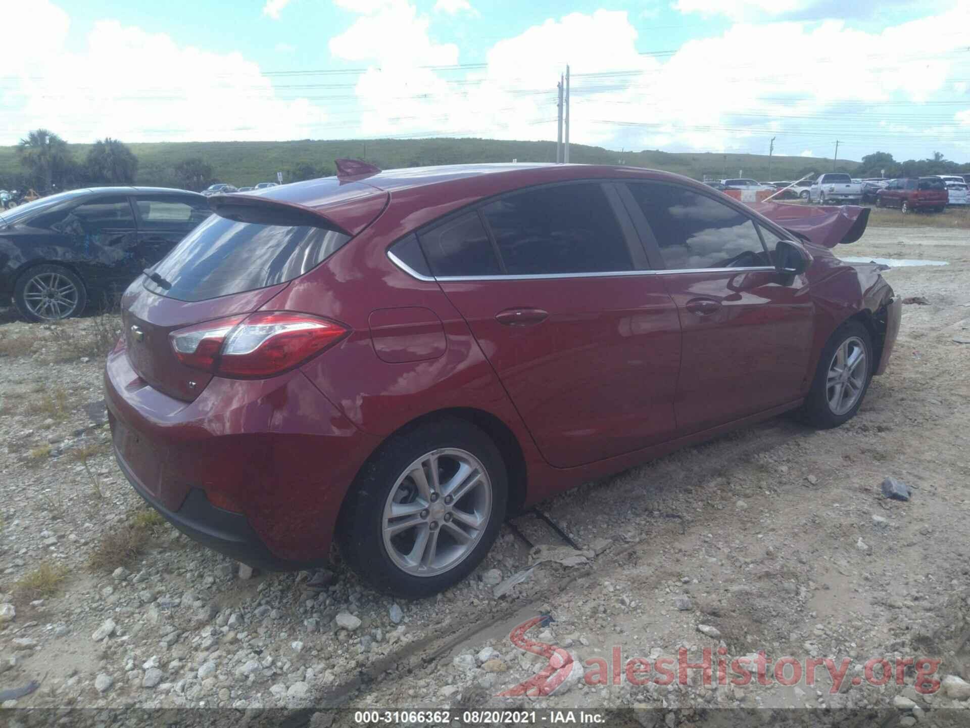 3G1BE6SM8JS649447 2018 CHEVROLET CRUZE