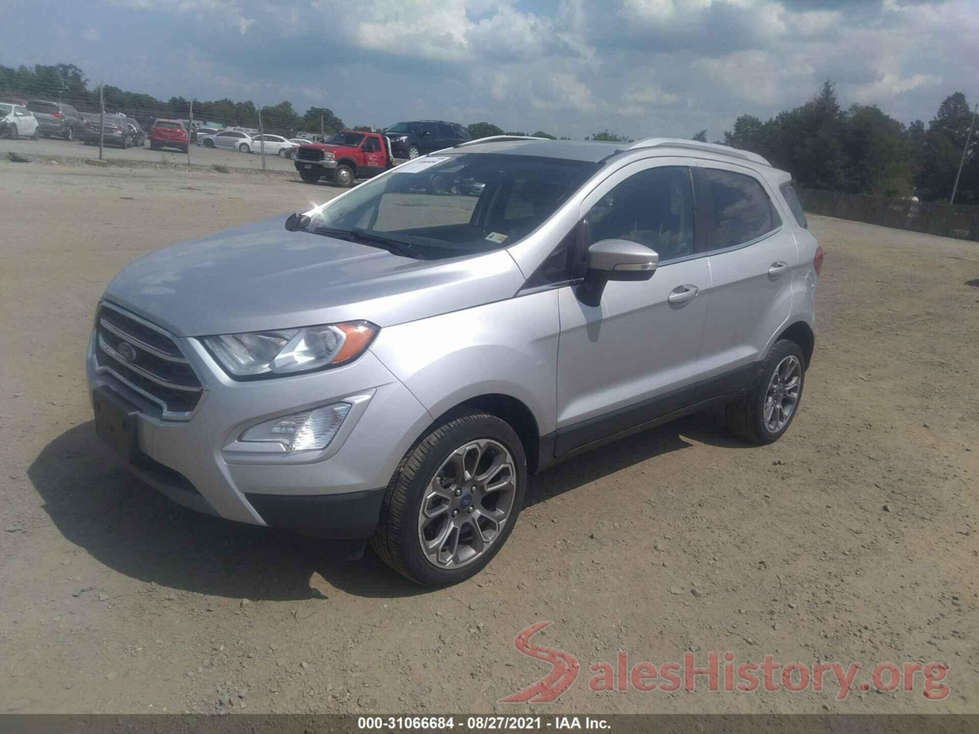 MAJ6S3KL5KC283791 2019 FORD ECOSPORT