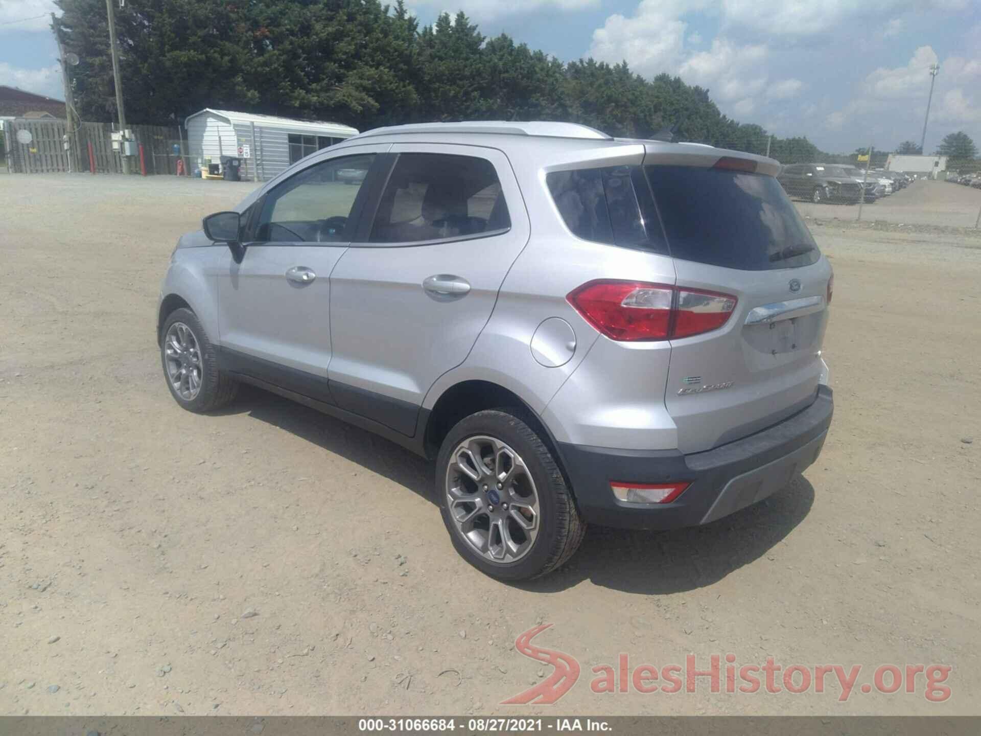 MAJ6S3KL5KC283791 2019 FORD ECOSPORT