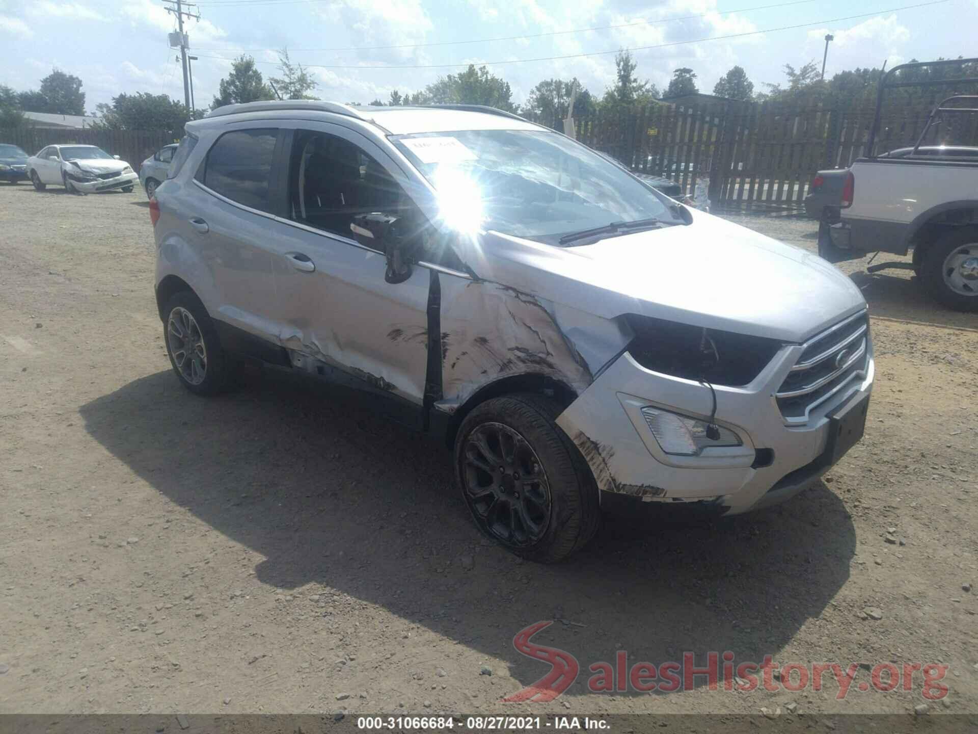 MAJ6S3KL5KC283791 2019 FORD ECOSPORT