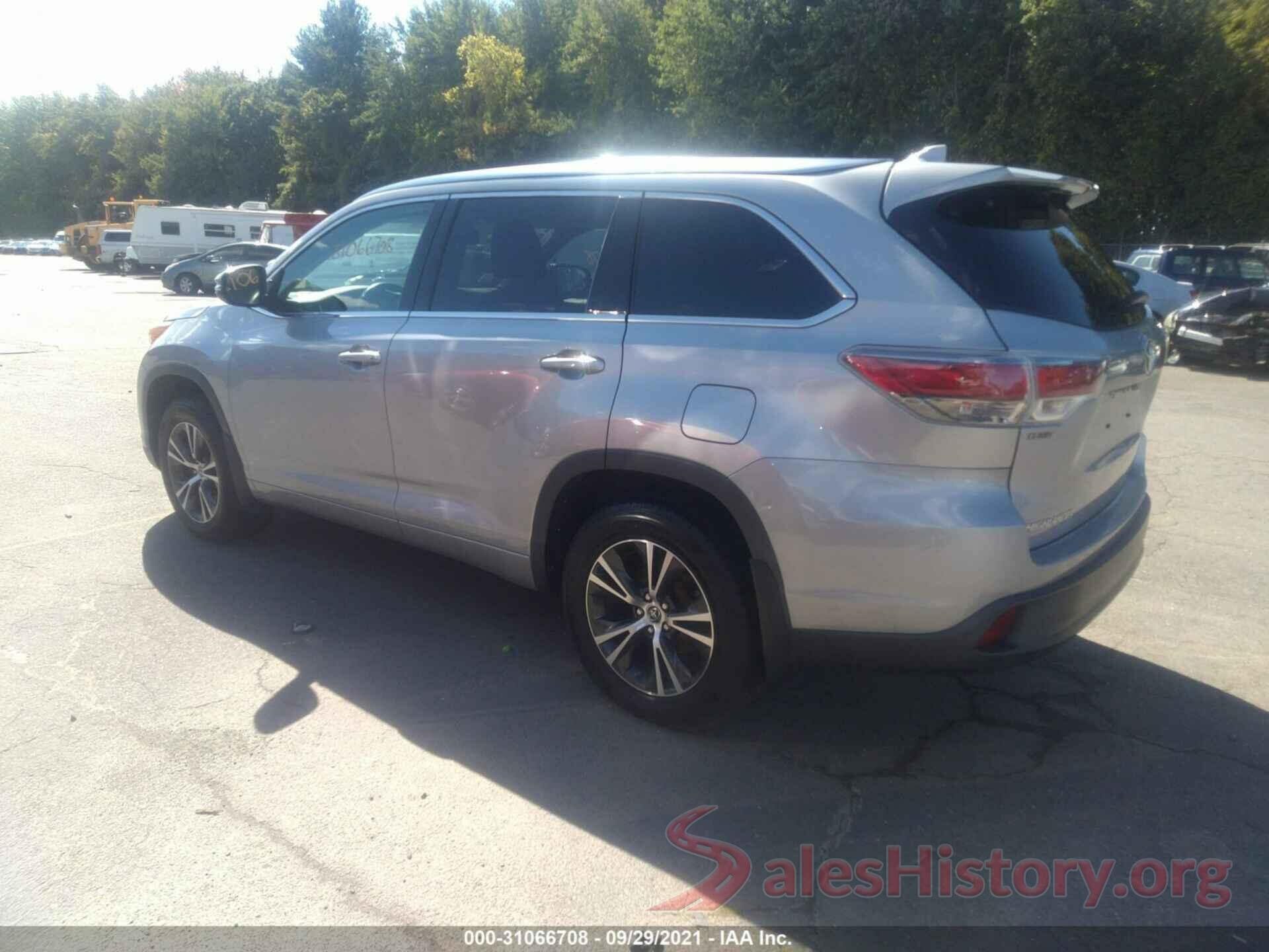 5TDJKRFH7GS228729 2016 TOYOTA HIGHLANDER