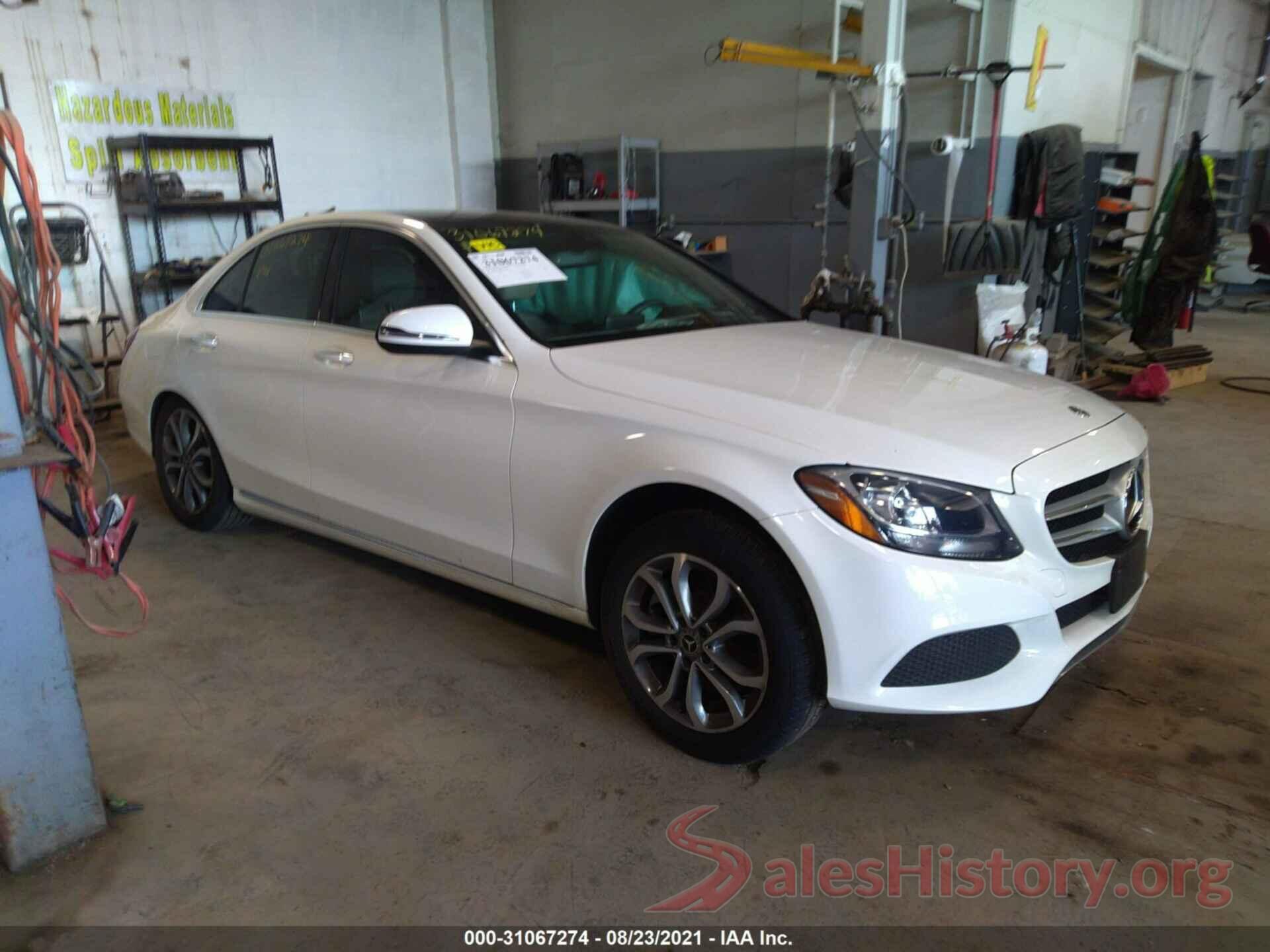 WDDWF4KB1JR343188 2018 MERCEDES-BENZ C-CLASS