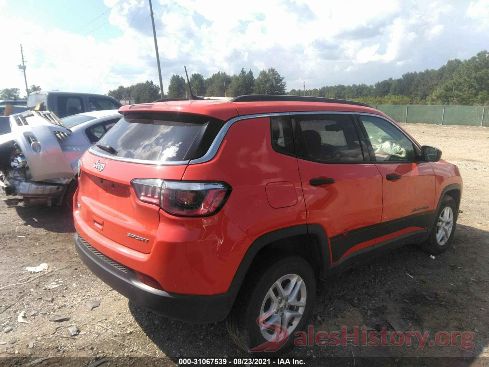 3C4NJDAB6KT647132 2019 JEEP COMPASS