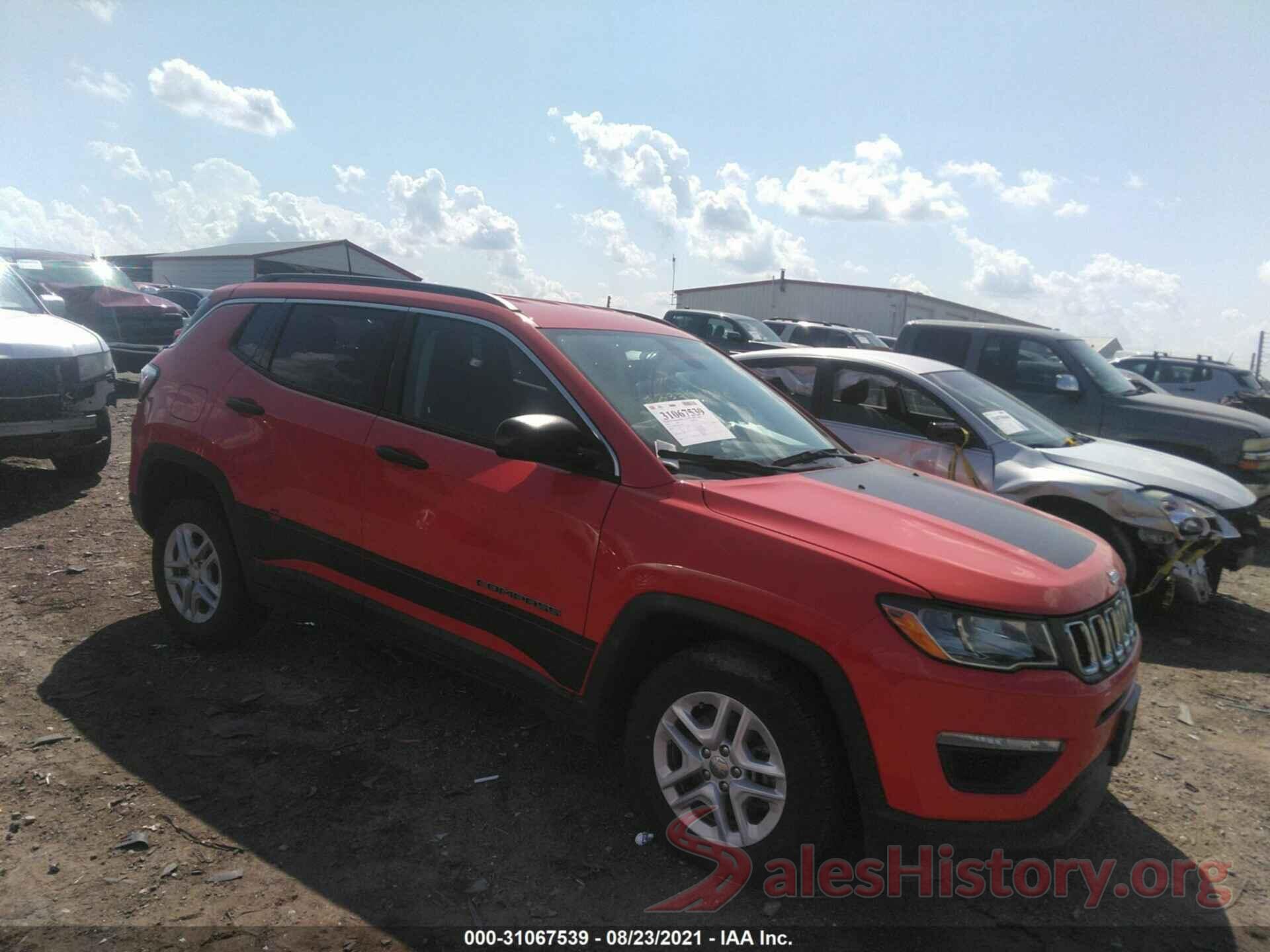 3C4NJDAB6KT647132 2019 JEEP COMPASS