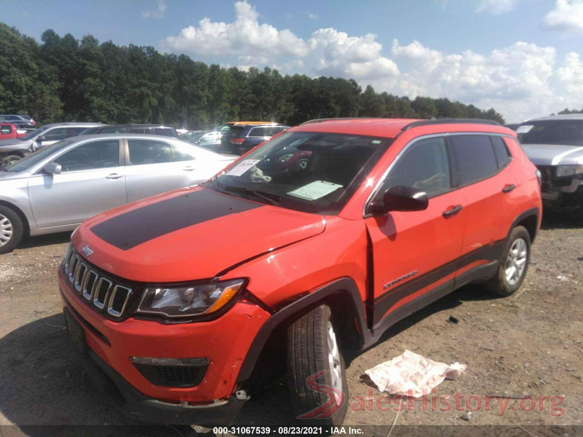 3C4NJDAB6KT647132 2019 JEEP COMPASS