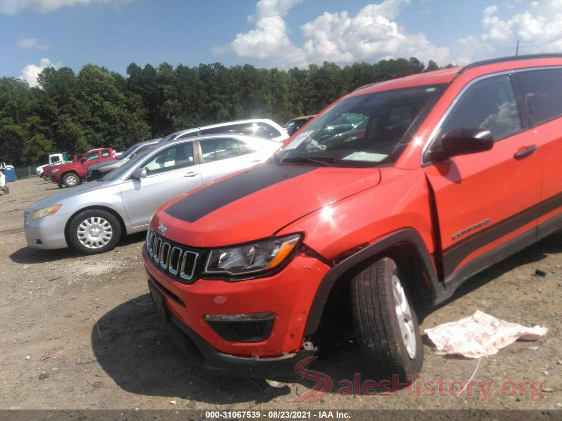 3C4NJDAB6KT647132 2019 JEEP COMPASS