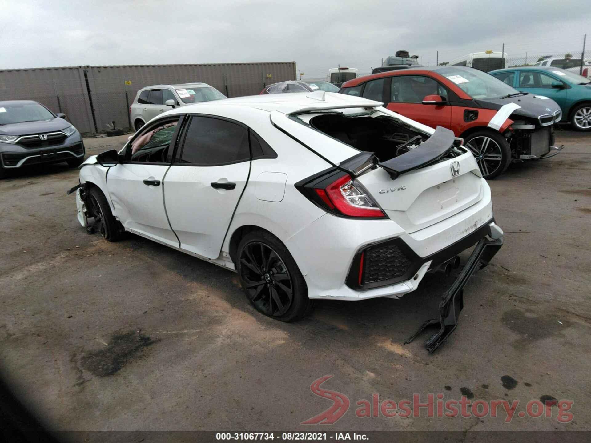 SHHFK7H44JU407695 2018 HONDA CIVIC HATCHBACK