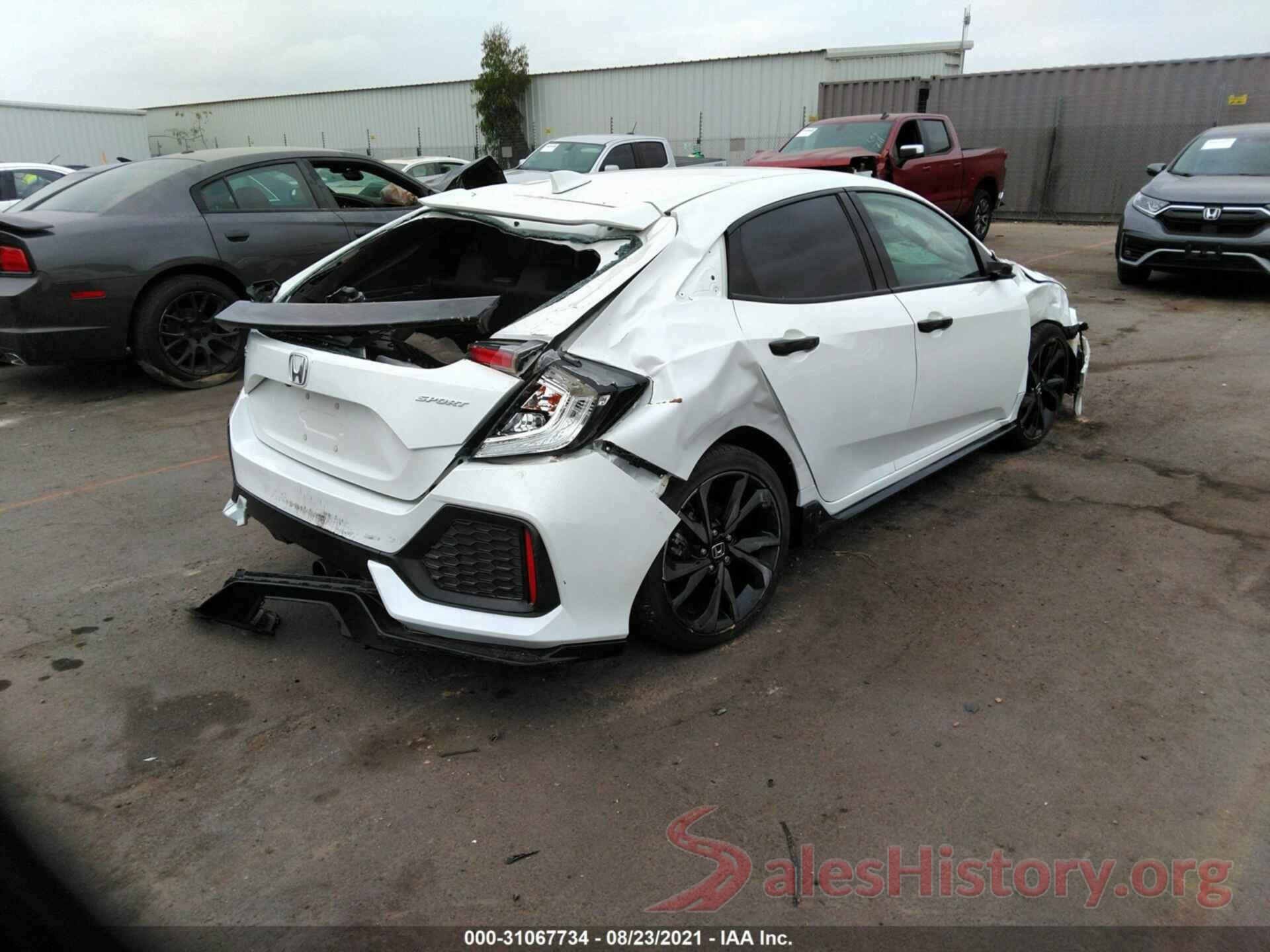 SHHFK7H44JU407695 2018 HONDA CIVIC HATCHBACK