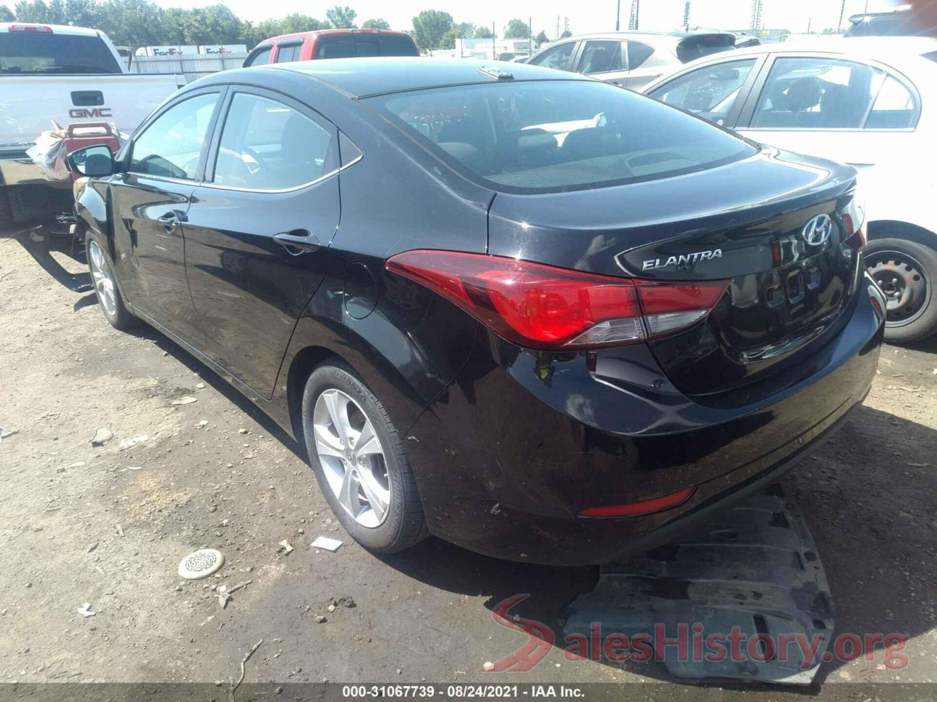 KMHDH4AE6GU626422 2016 HYUNDAI ELANTRA