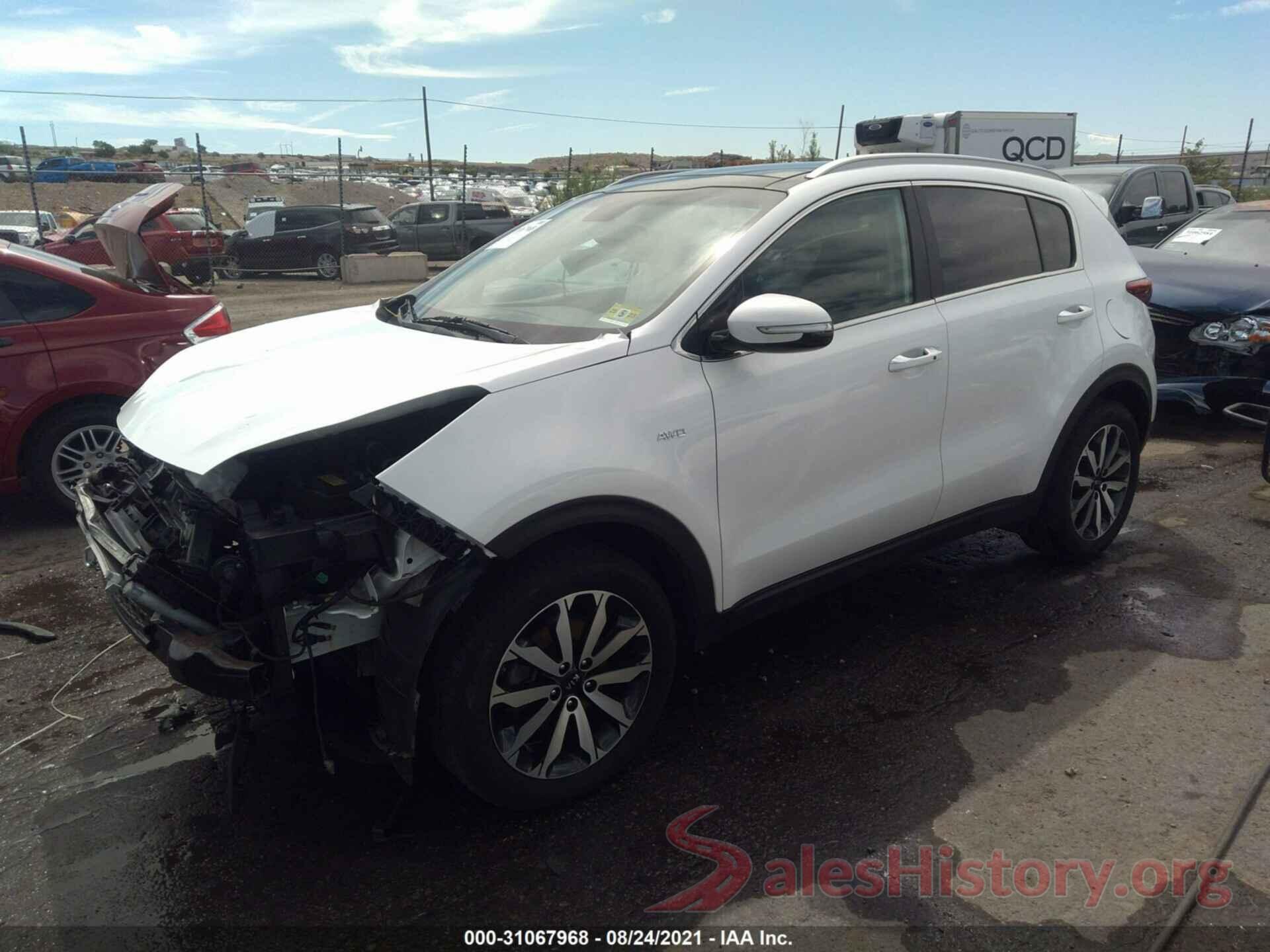 KNDPNCAC0H7033609 2017 KIA SPORTAGE