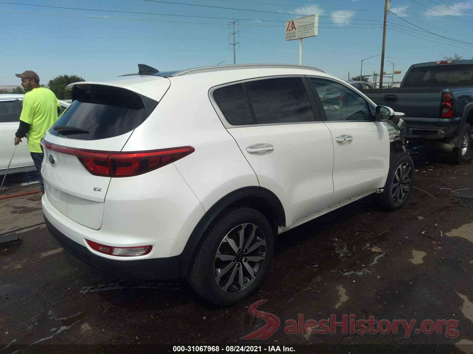 KNDPNCAC0H7033609 2017 KIA SPORTAGE