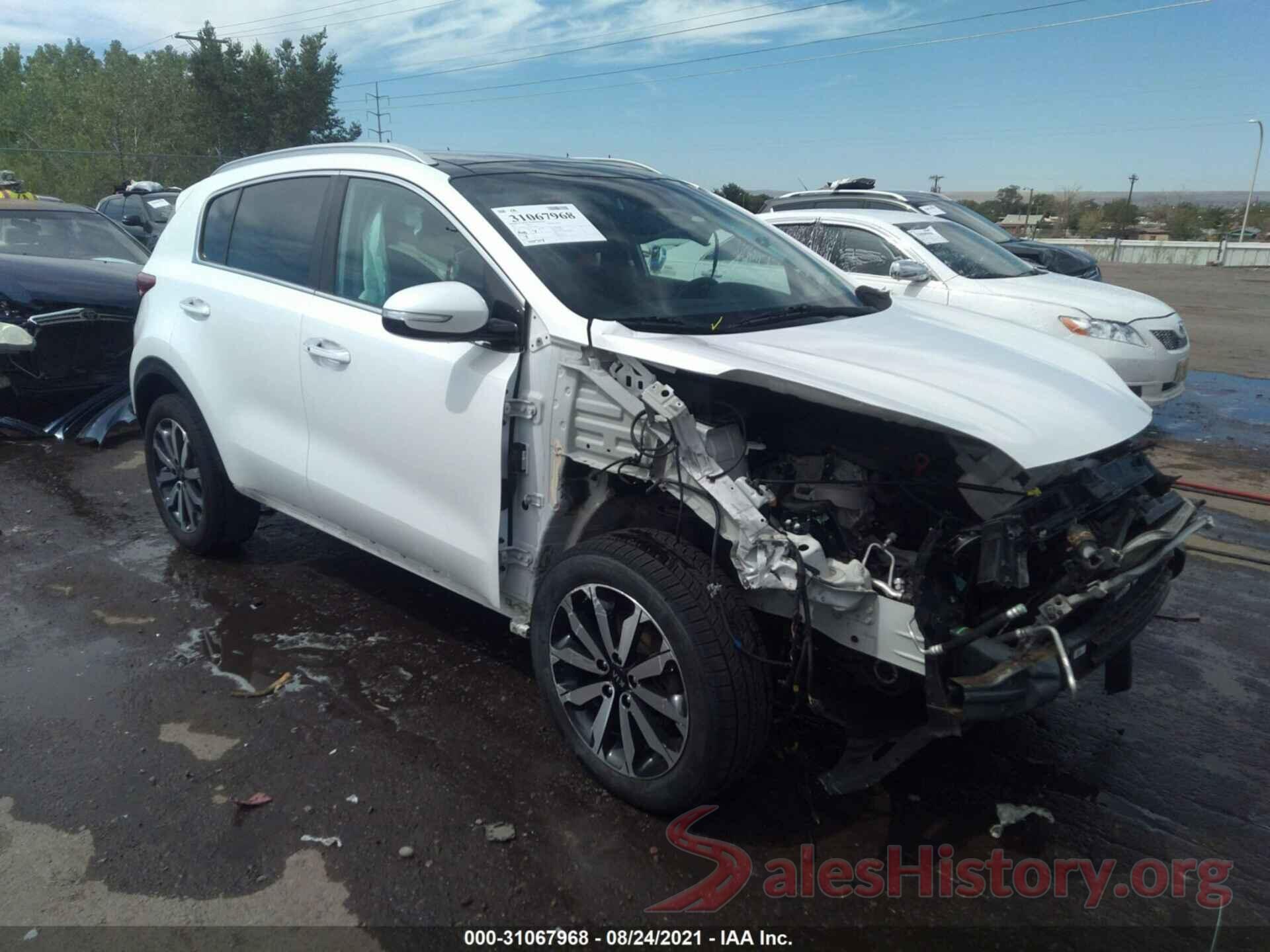 KNDPNCAC0H7033609 2017 KIA SPORTAGE