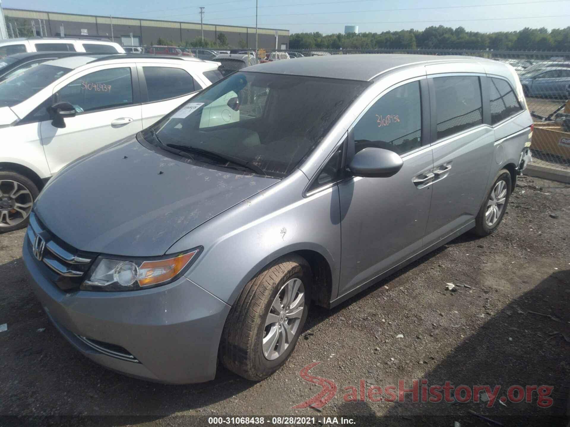 5FNRL5H38GB162917 2016 HONDA ODYSSEY