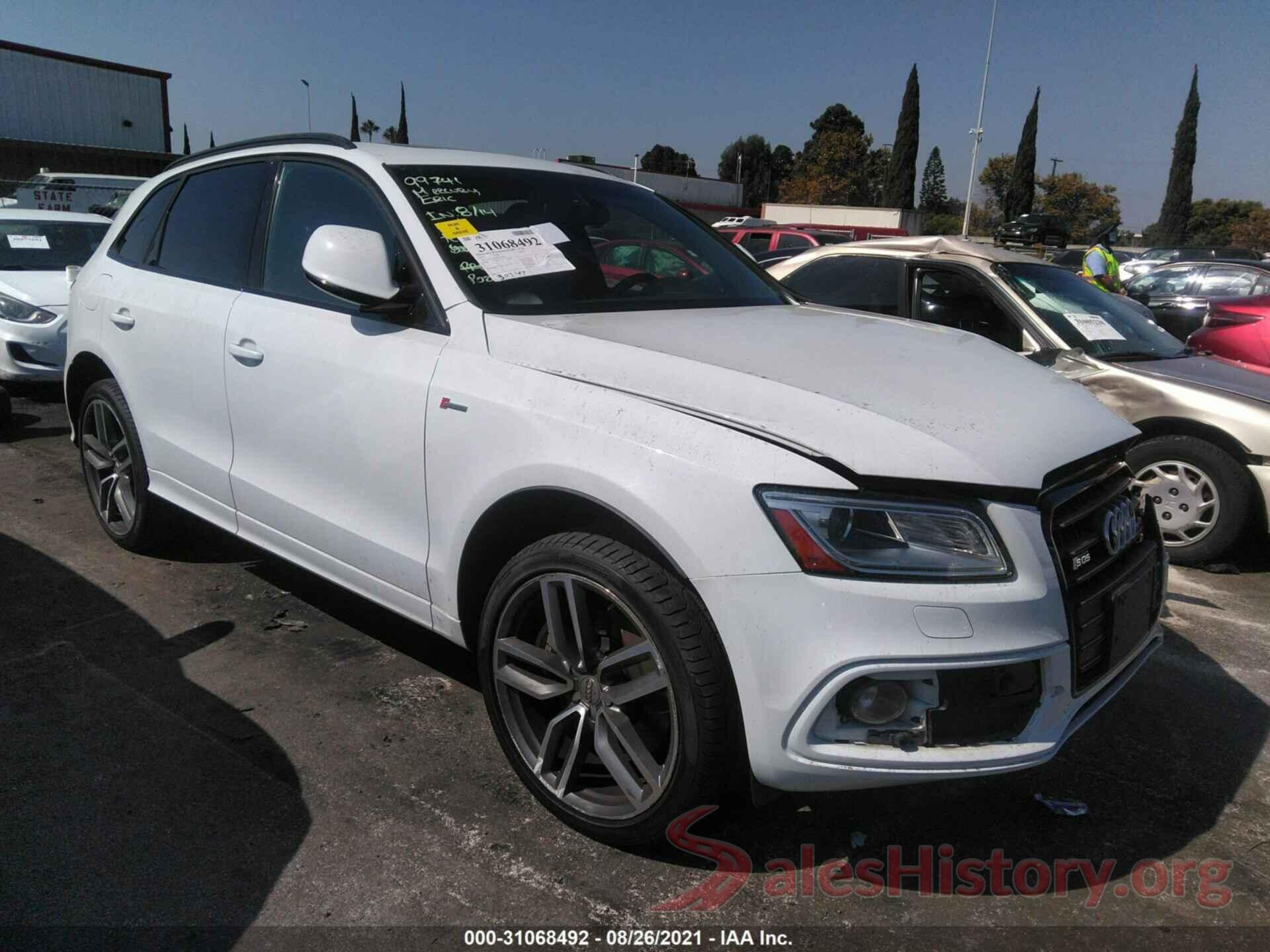 WA1CCAFPXGA143972 2016 AUDI SQ5