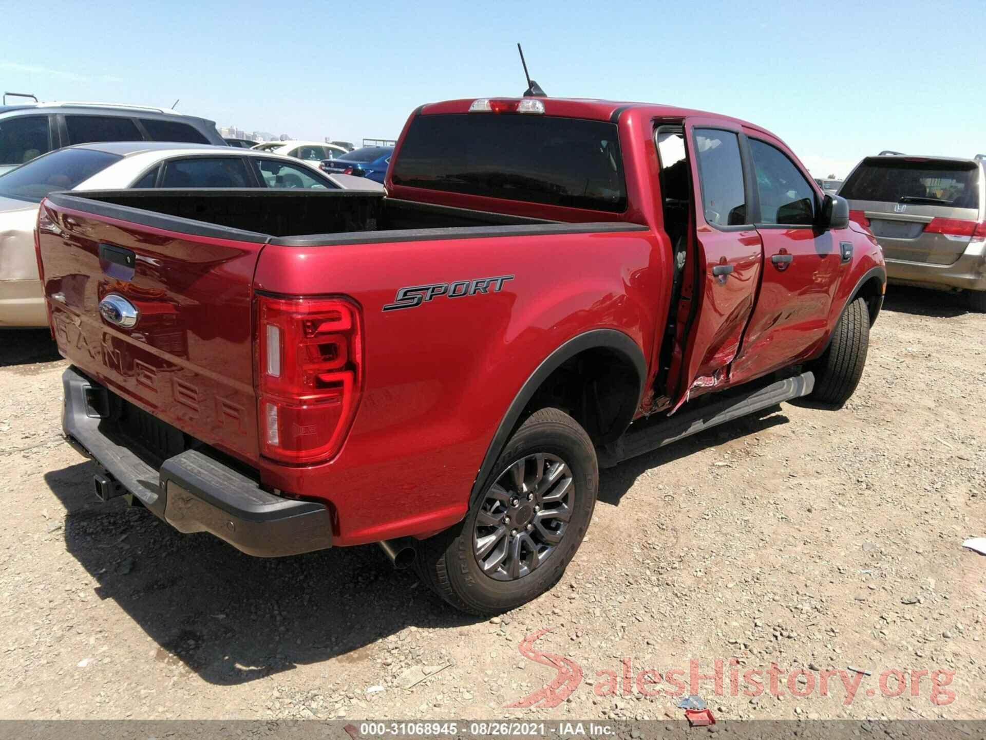 1FTER4EH6MLD18100 2021 FORD RANGER