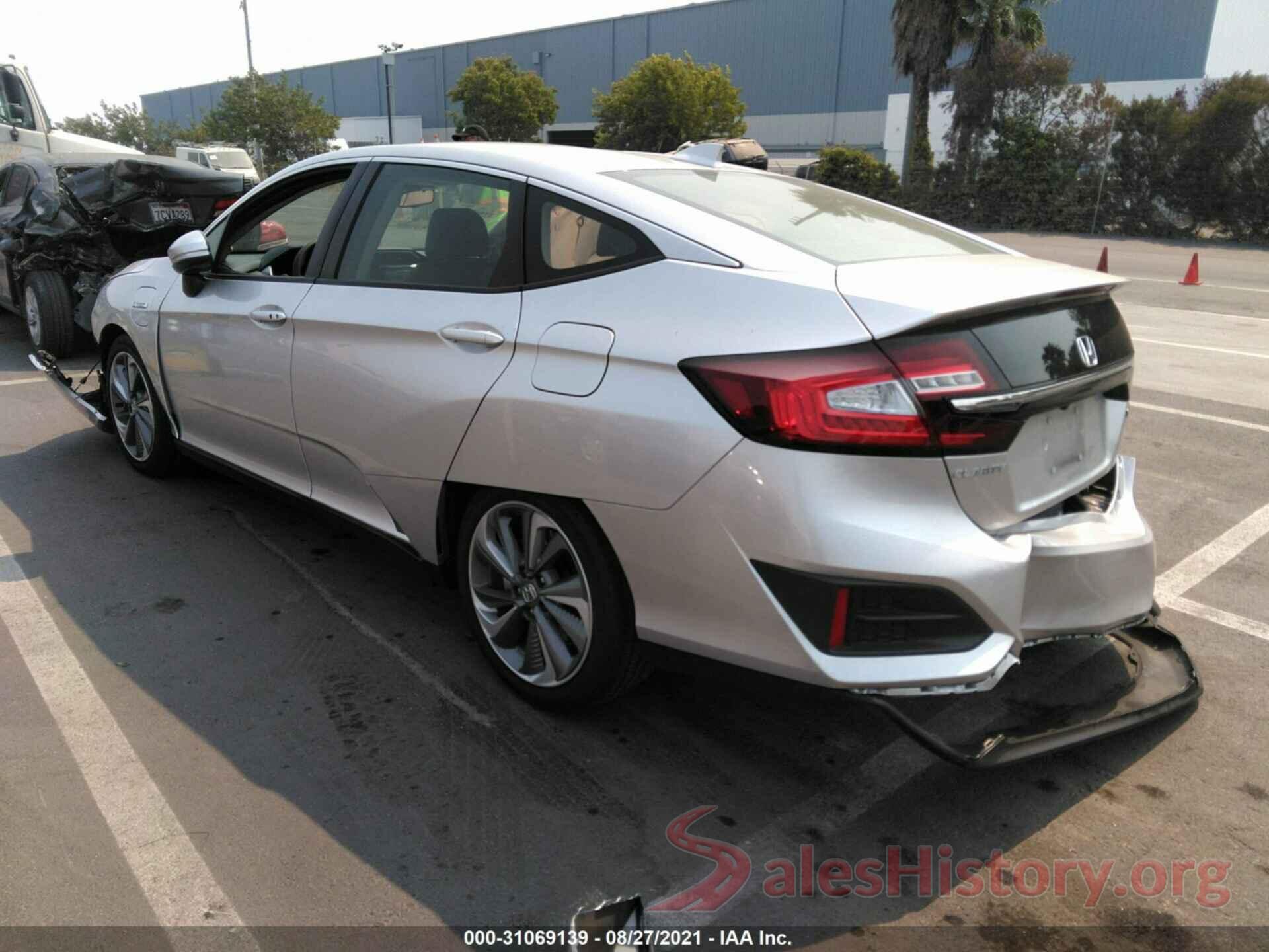 JHMZC5F1XJC009279 2018 HONDA CLARITY PLUG-IN HYBRID