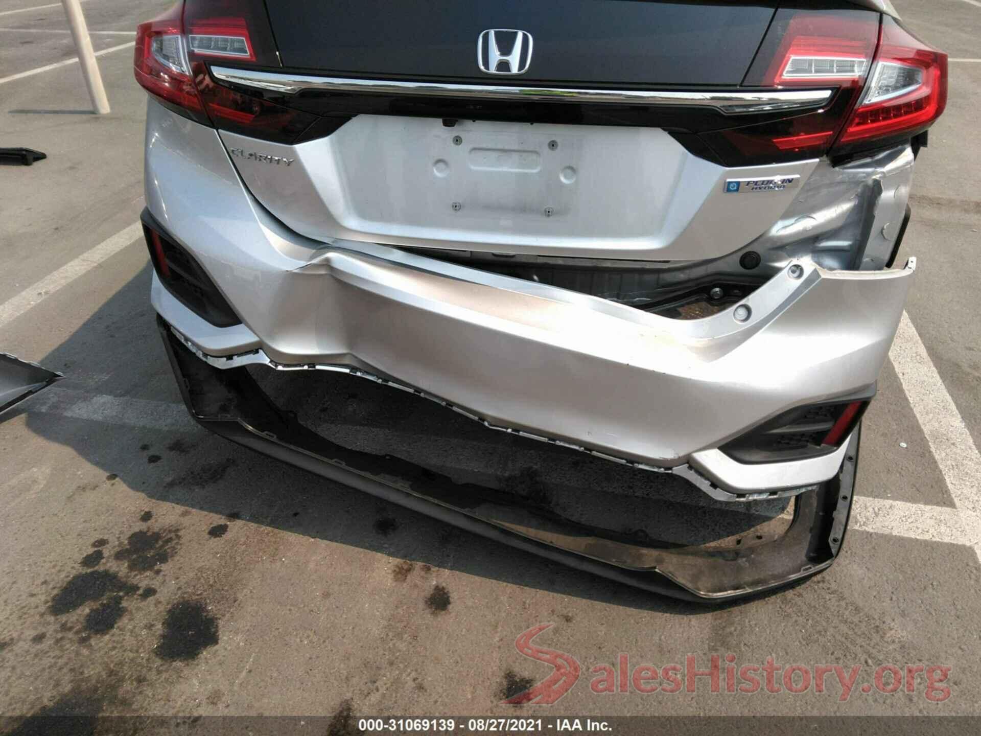 JHMZC5F1XJC009279 2018 HONDA CLARITY PLUG-IN HYBRID