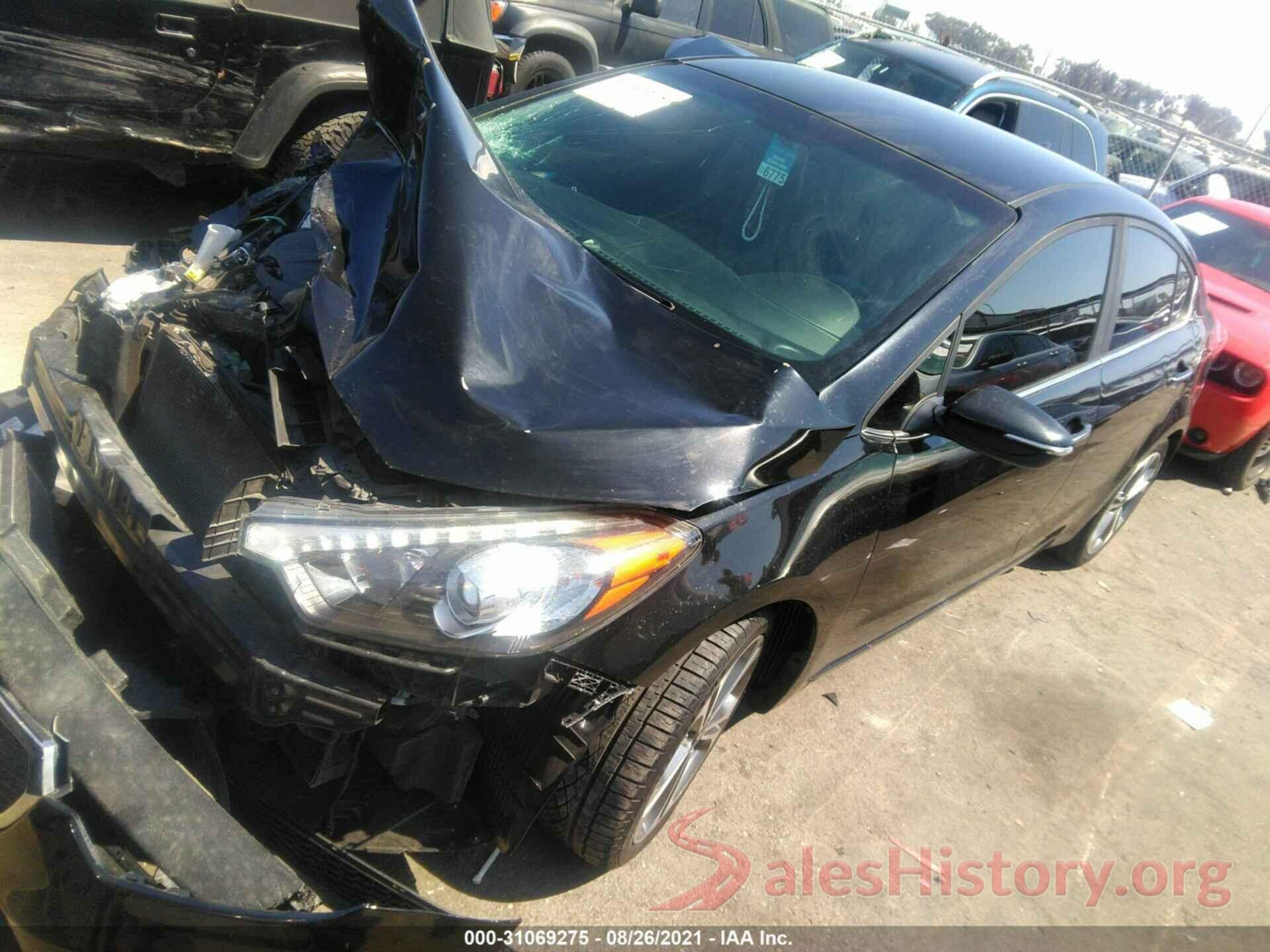 KNAFX4A81G5589748 2016 KIA FORTE