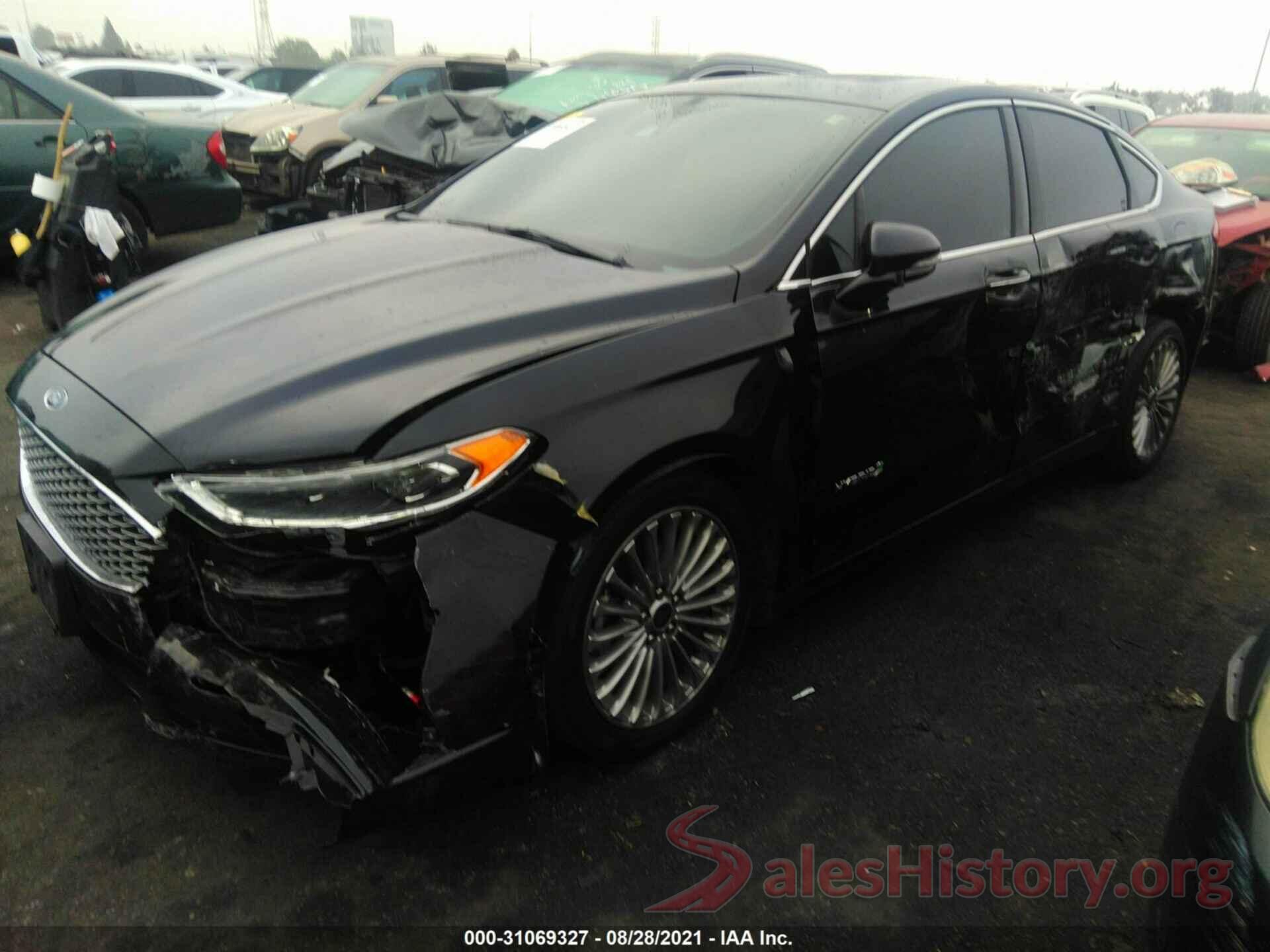 3FA6P0RU5KR235370 2019 FORD FUSION HYBRID