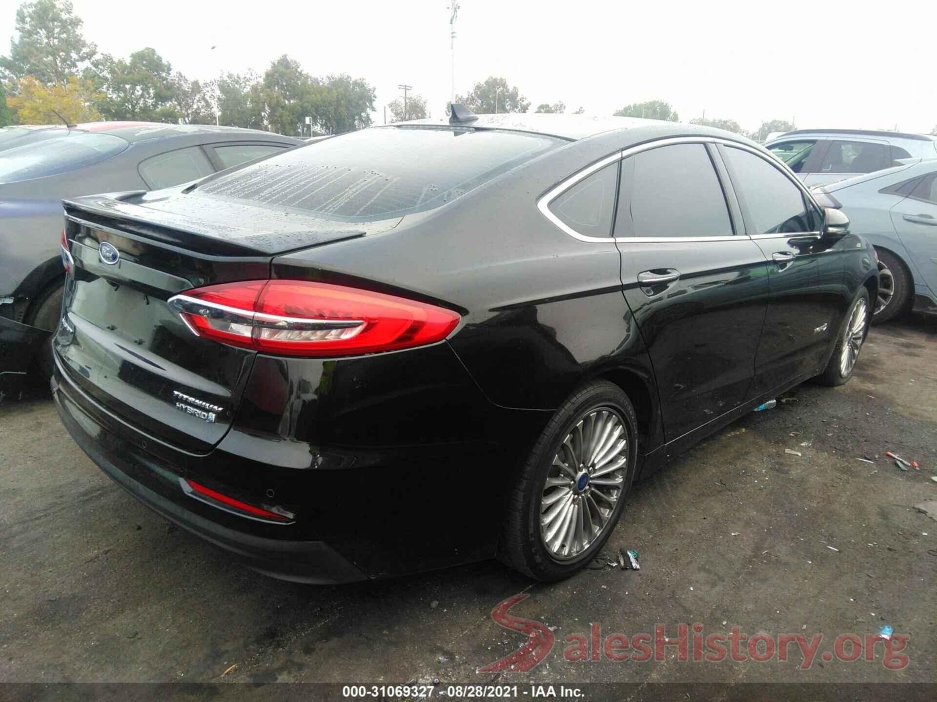 3FA6P0RU5KR235370 2019 FORD FUSION HYBRID