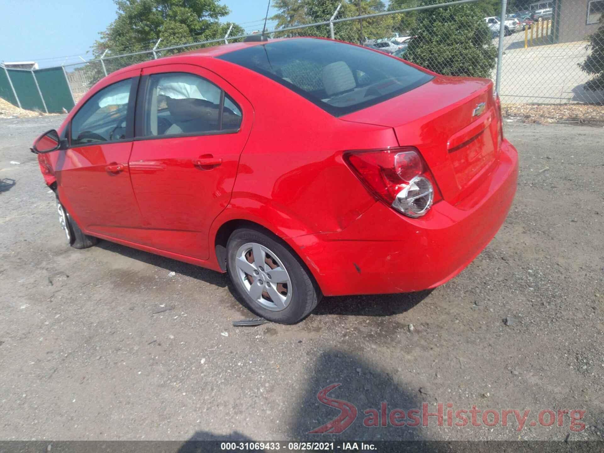 1G1JA5SH6G4123265 2016 CHEVROLET SONIC