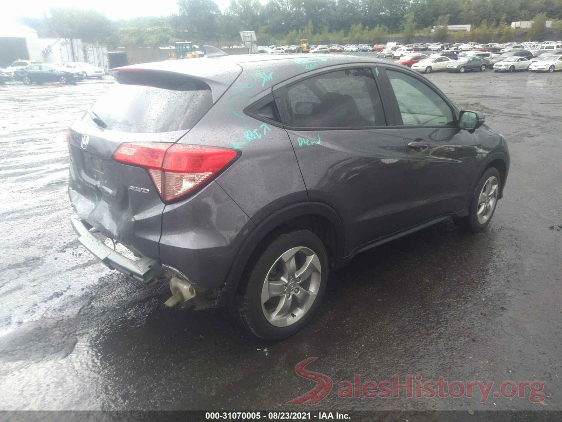 3CZRU6H57HM731896 2017 HONDA HR-V