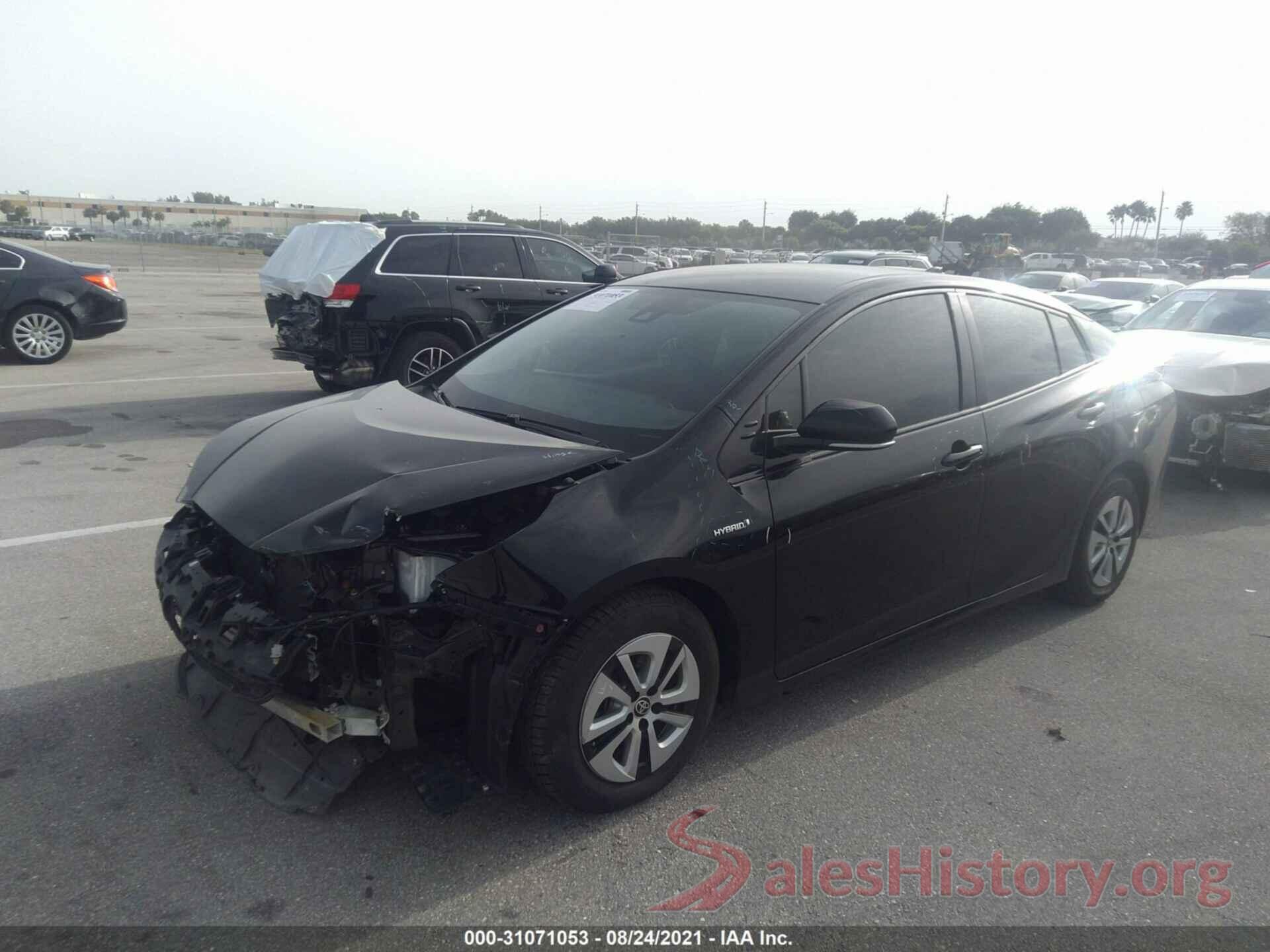 JTDKBRFUXJ3602731 2018 TOYOTA PRIUS