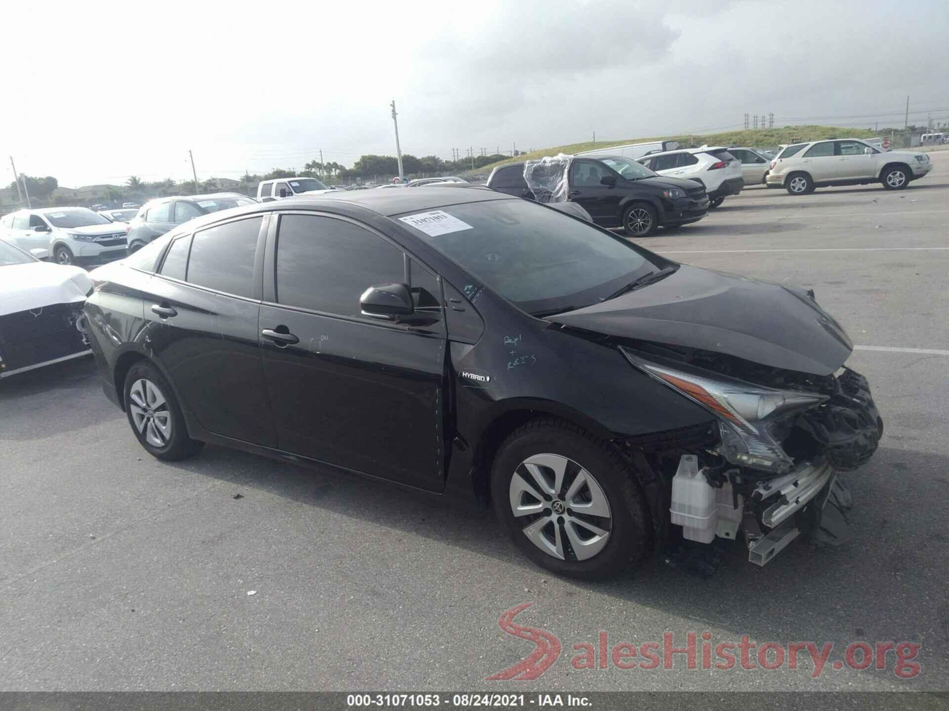 JTDKBRFUXJ3602731 2018 TOYOTA PRIUS