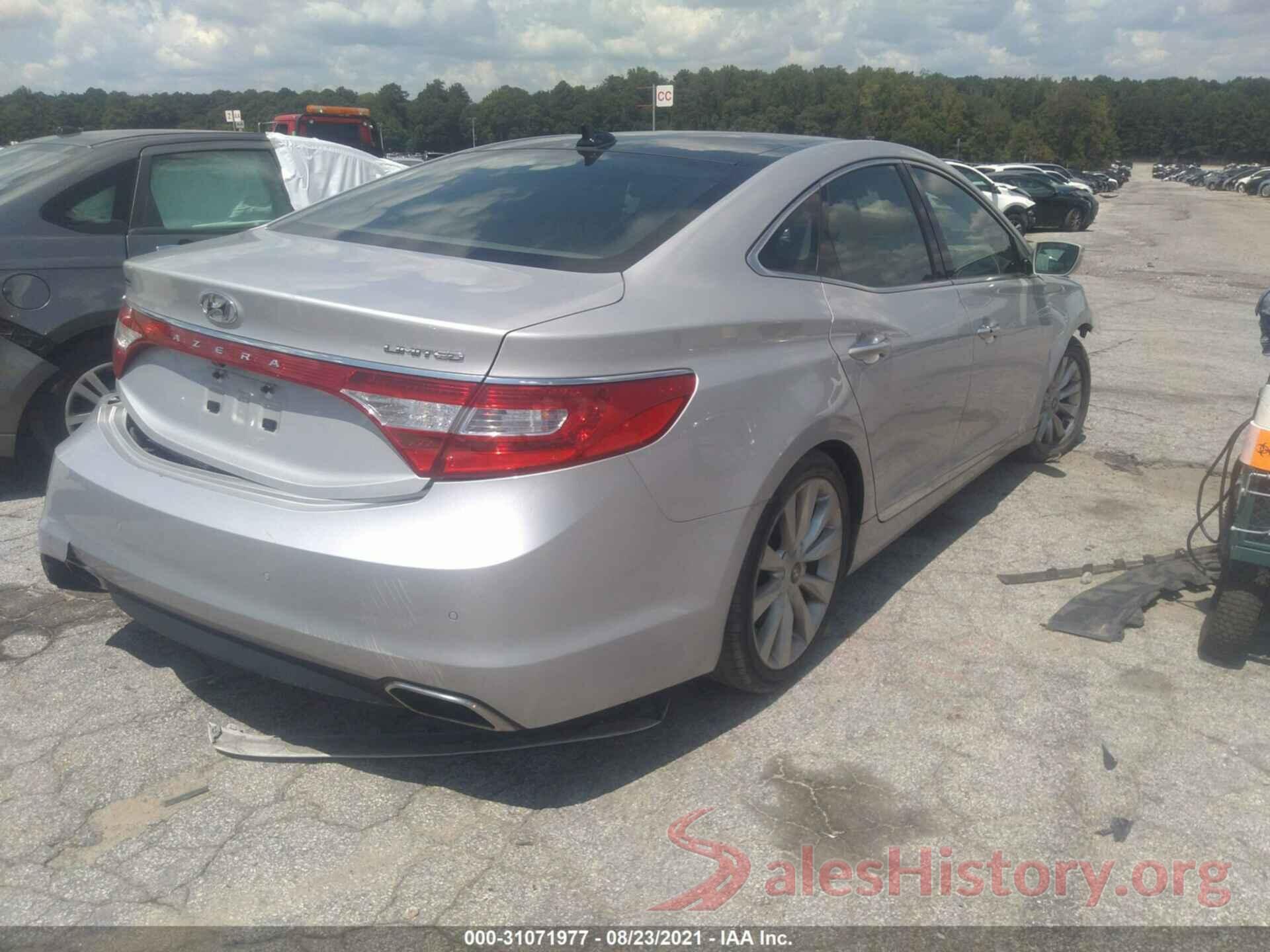 KMHFH4JG4GA525830 2016 HYUNDAI AZERA