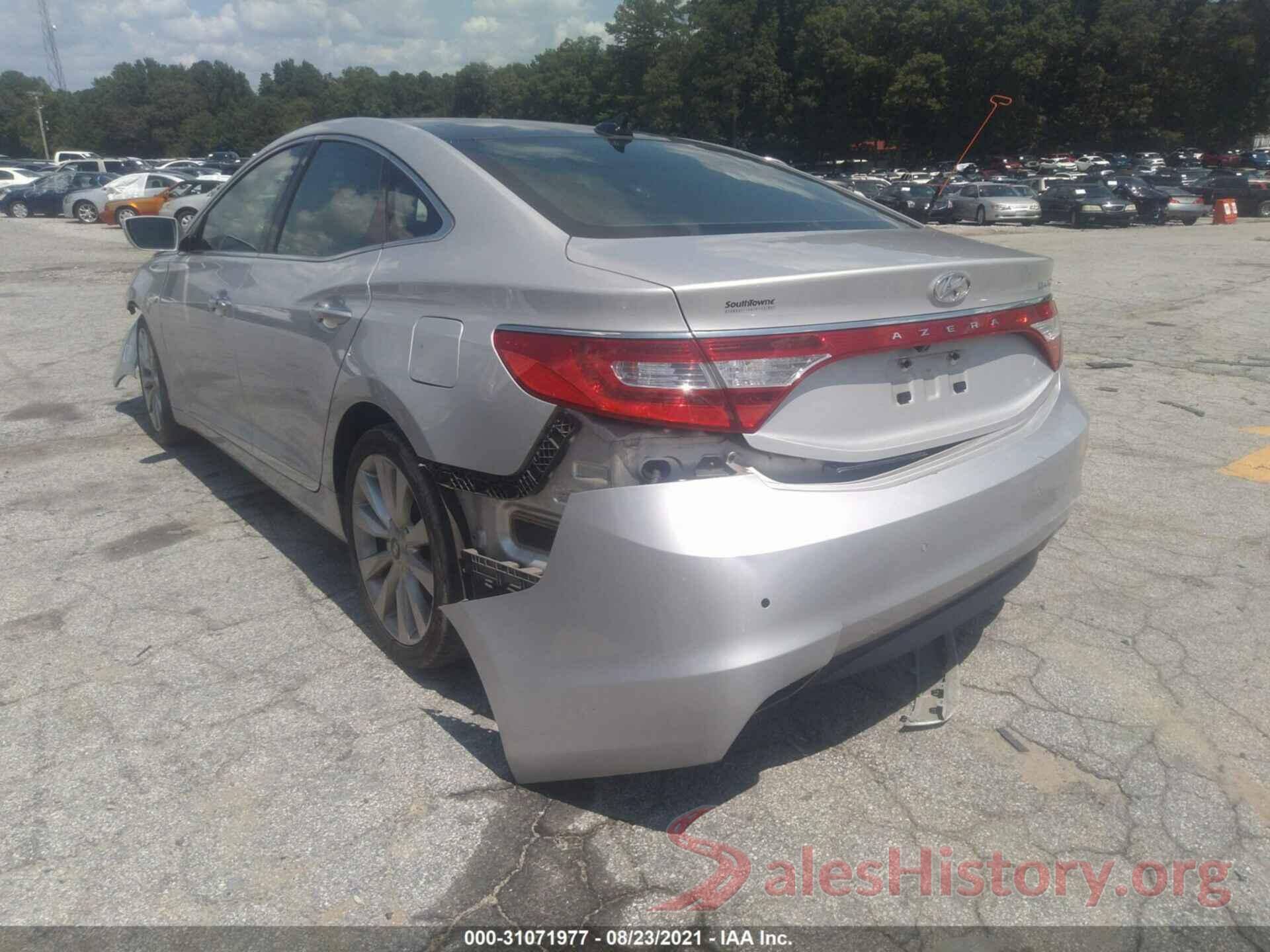 KMHFH4JG4GA525830 2016 HYUNDAI AZERA