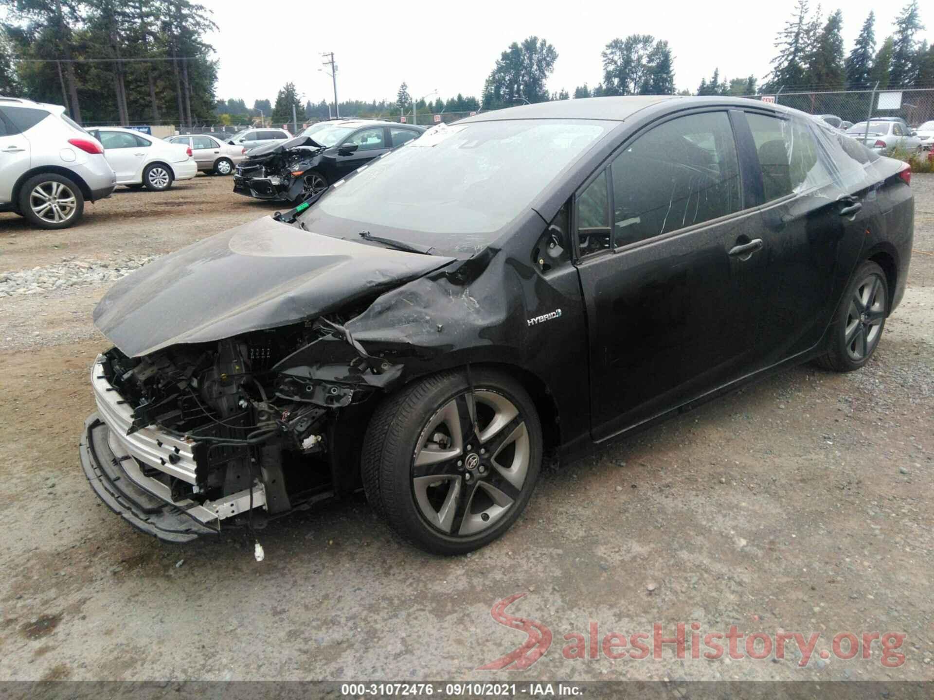 JTDKAMFU1M3136410 2021 TOYOTA PRIUS