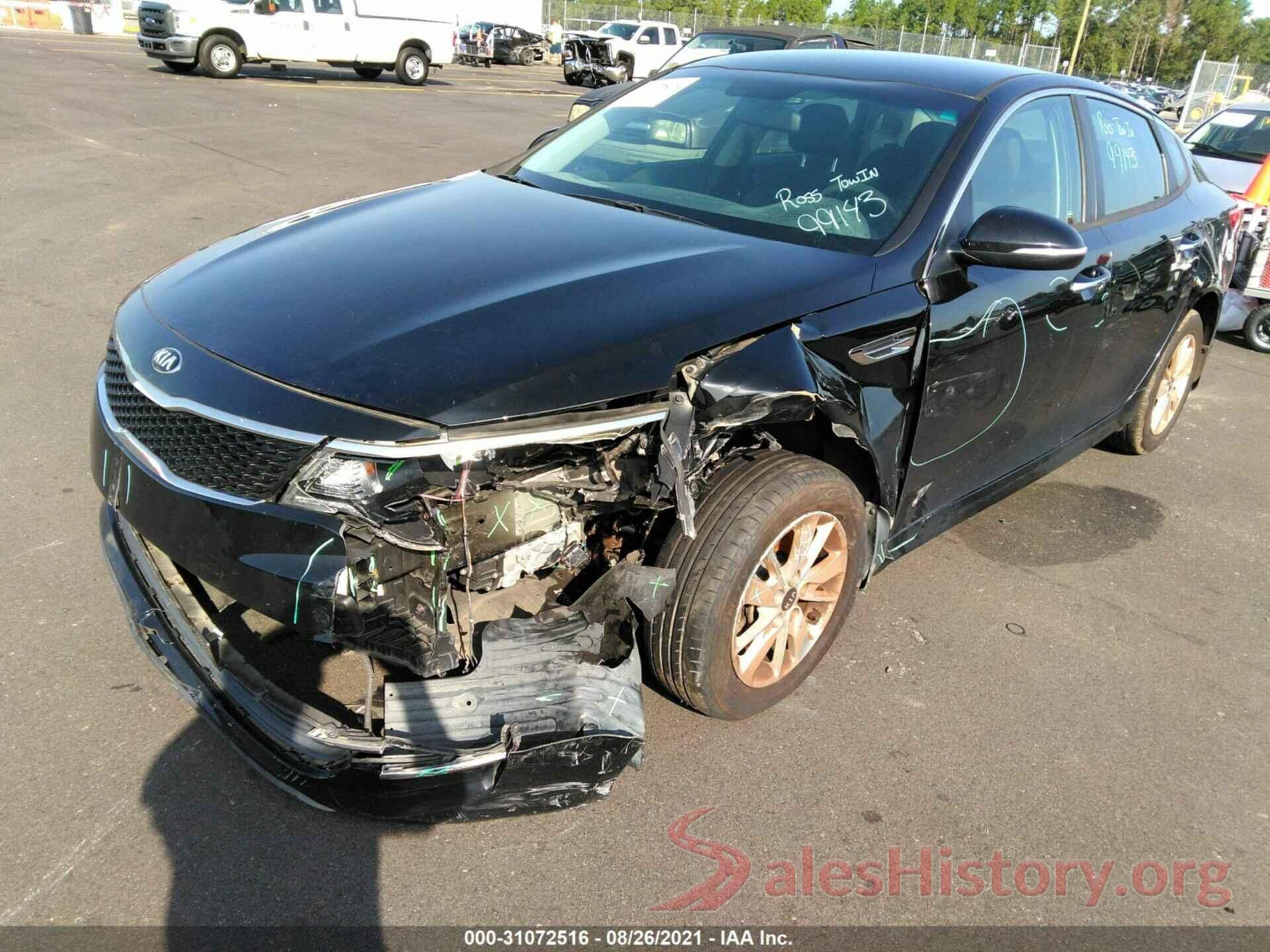 5XXGT4L39GG105647 2016 KIA OPTIMA