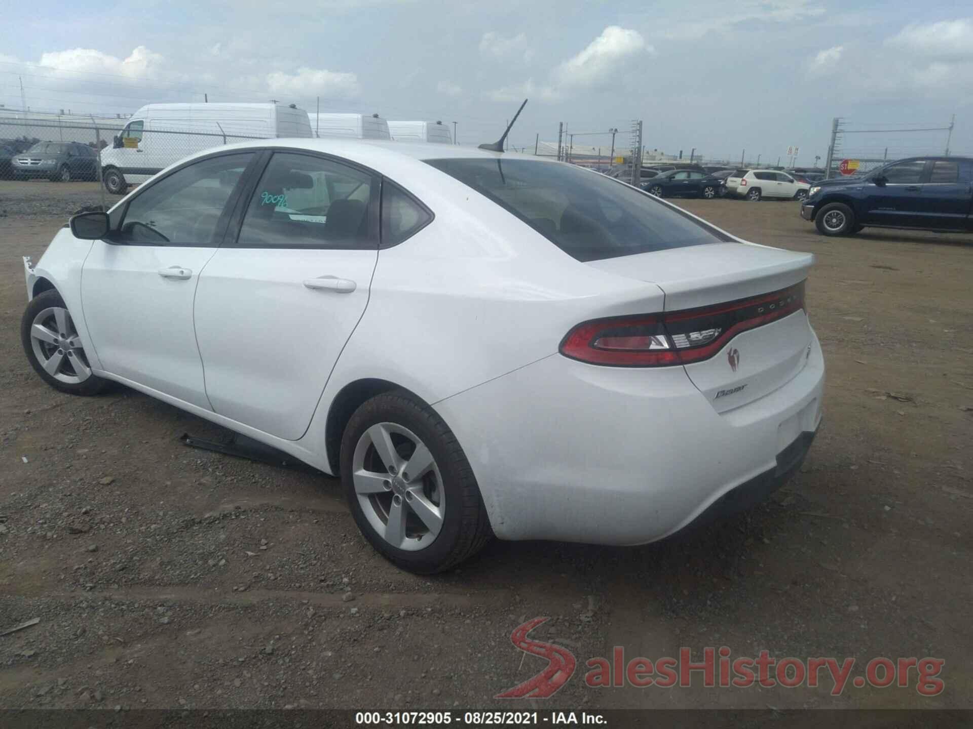 1C3CDFBA3GD720507 2016 DODGE DART