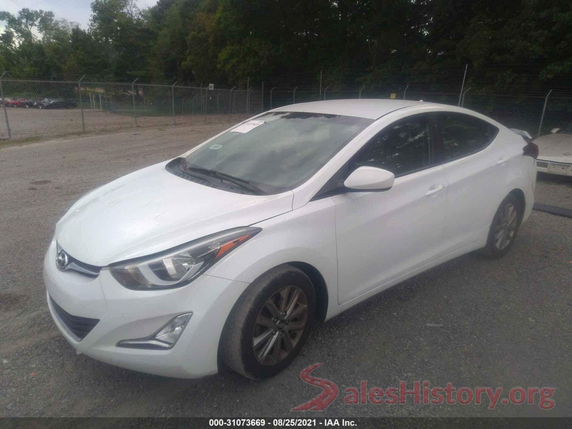 5NPDH4AE0GH699915 2016 HYUNDAI ELANTRA