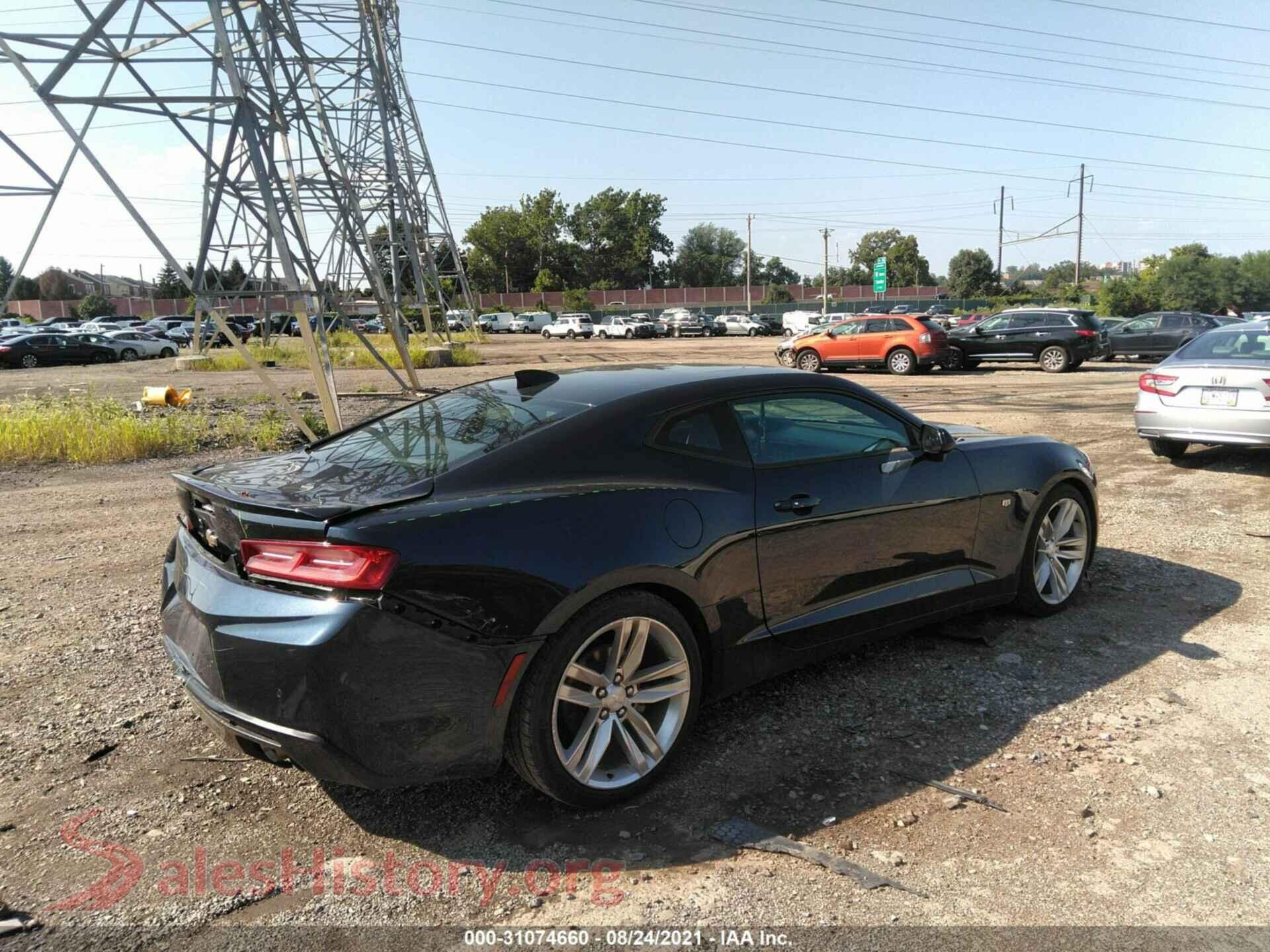 2016 CHEVROLET CAMARO VIN 1G1FC1RS9G0155189, rear driver side