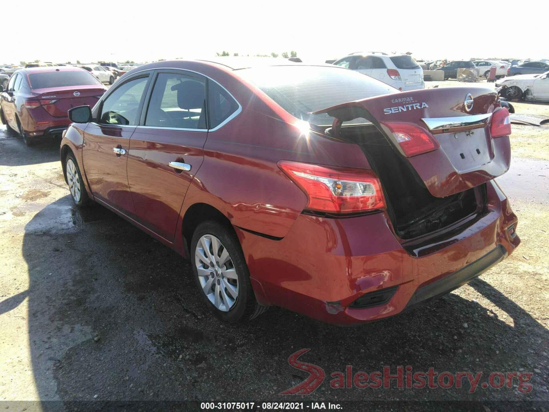 3N1AB7AP5GY252834 2016 NISSAN SENTRA