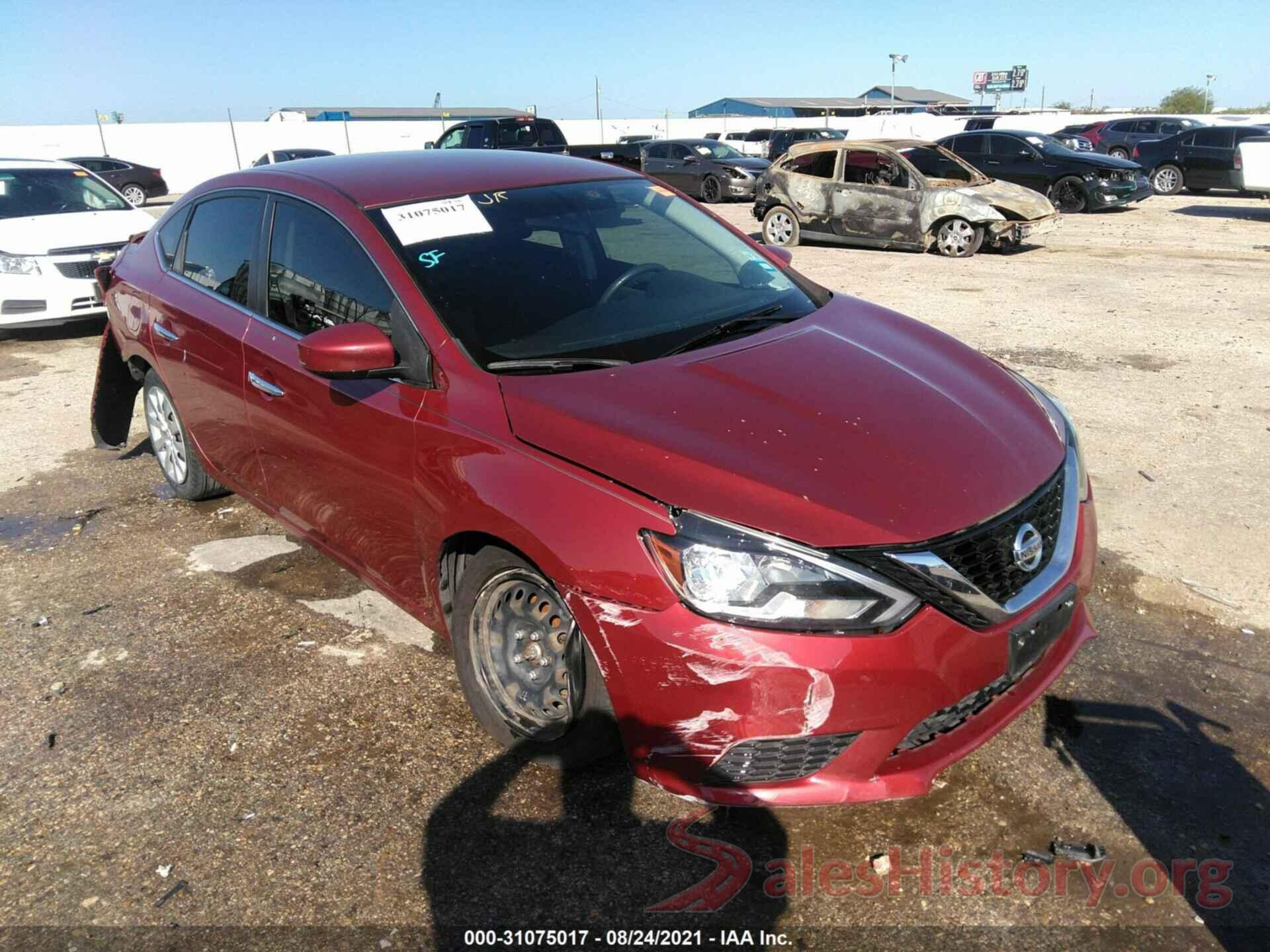 3N1AB7AP5GY252834 2016 NISSAN SENTRA