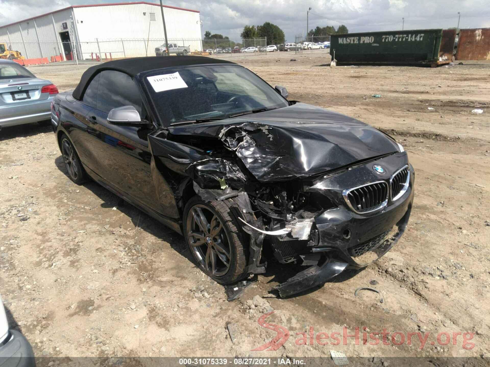 WBA1M1C5XGV394736 2016 BMW 2 SERIES