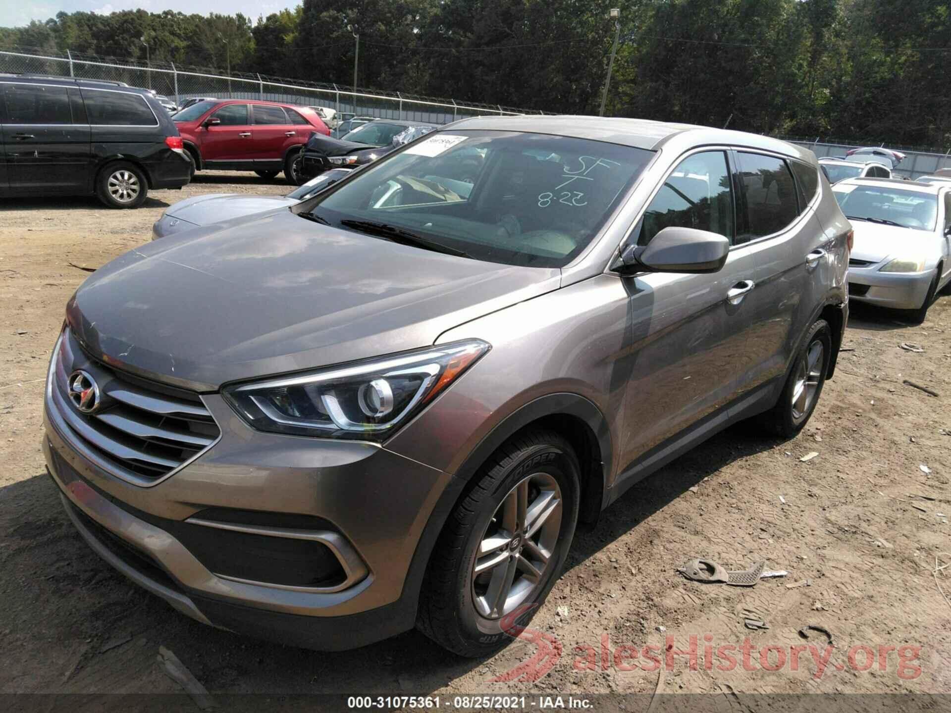 5NMZTDLB1JH081451 2018 HYUNDAI SANTA FE SPORT