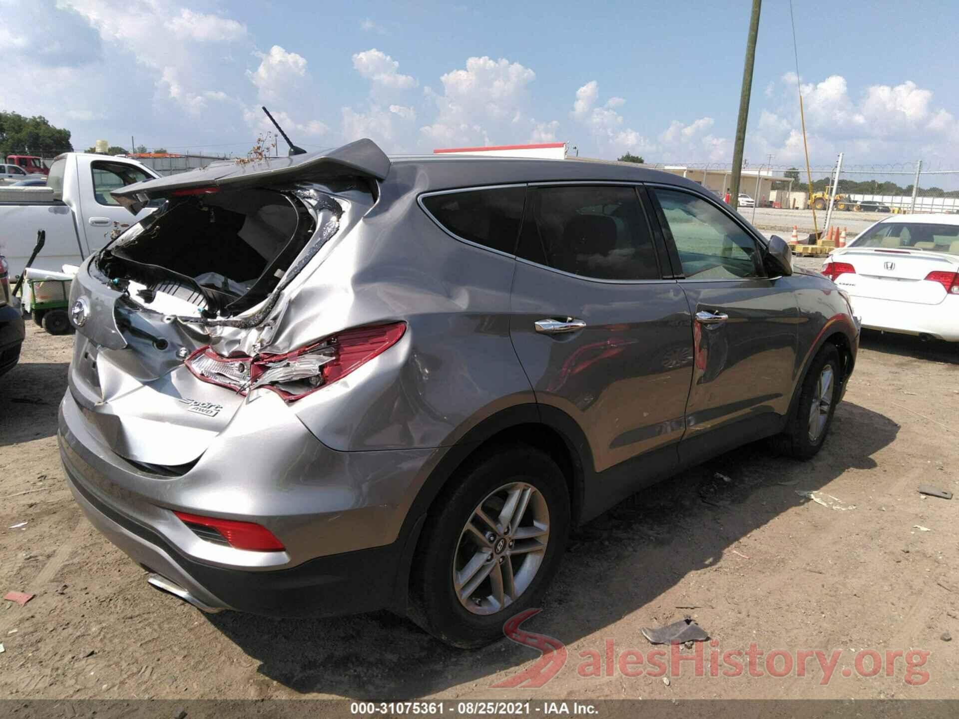 5NMZTDLB1JH081451 2018 HYUNDAI SANTA FE SPORT