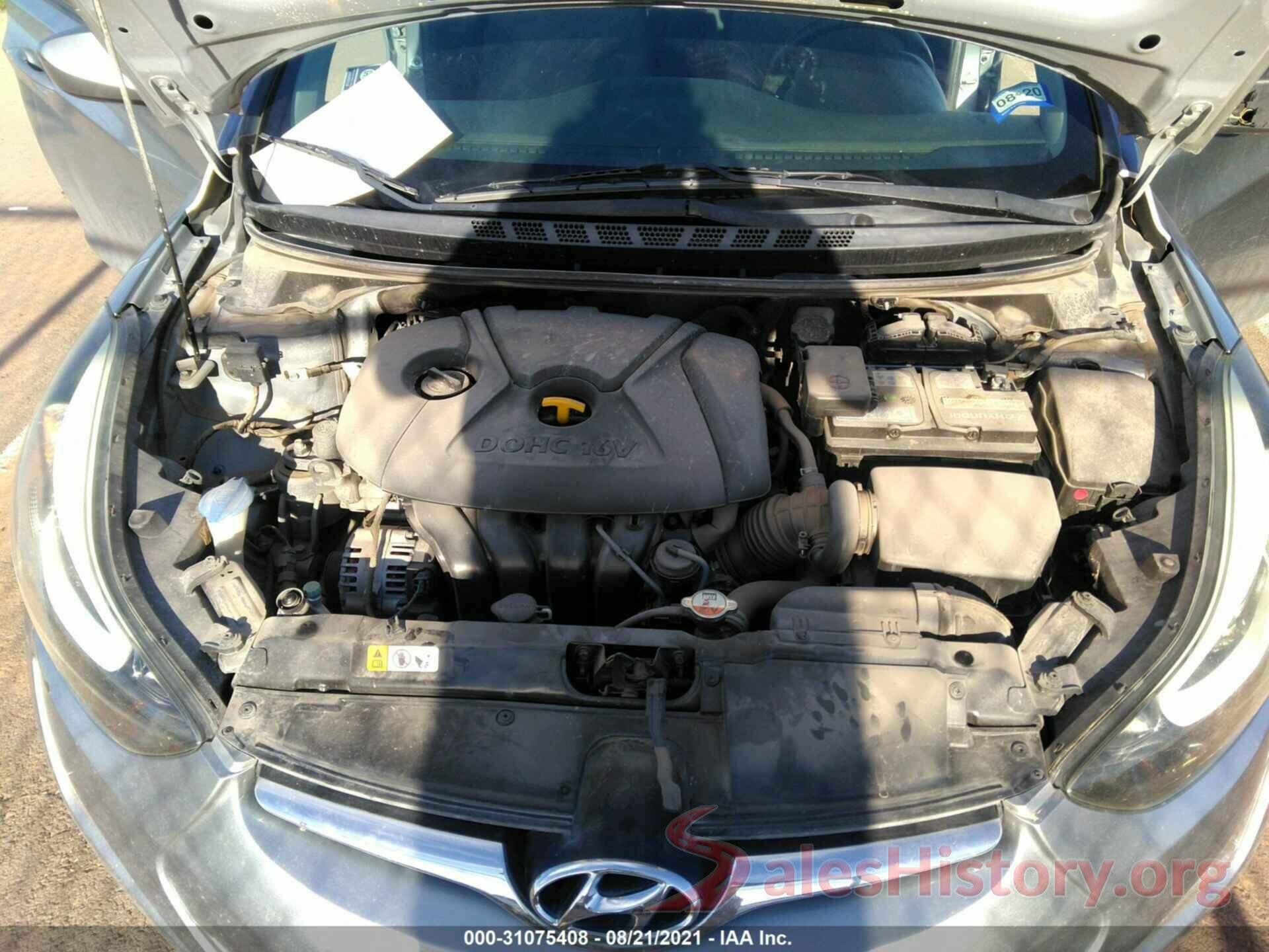 5NPDH4AEXGH767539 2016 HYUNDAI ELANTRA