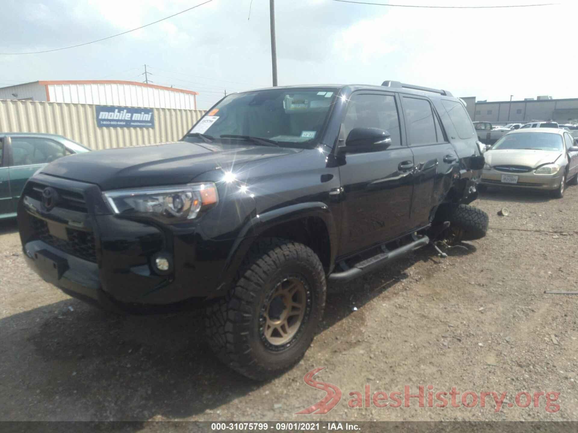 JTENU5JR5M5848531 2021 TOYOTA 4RUNNER